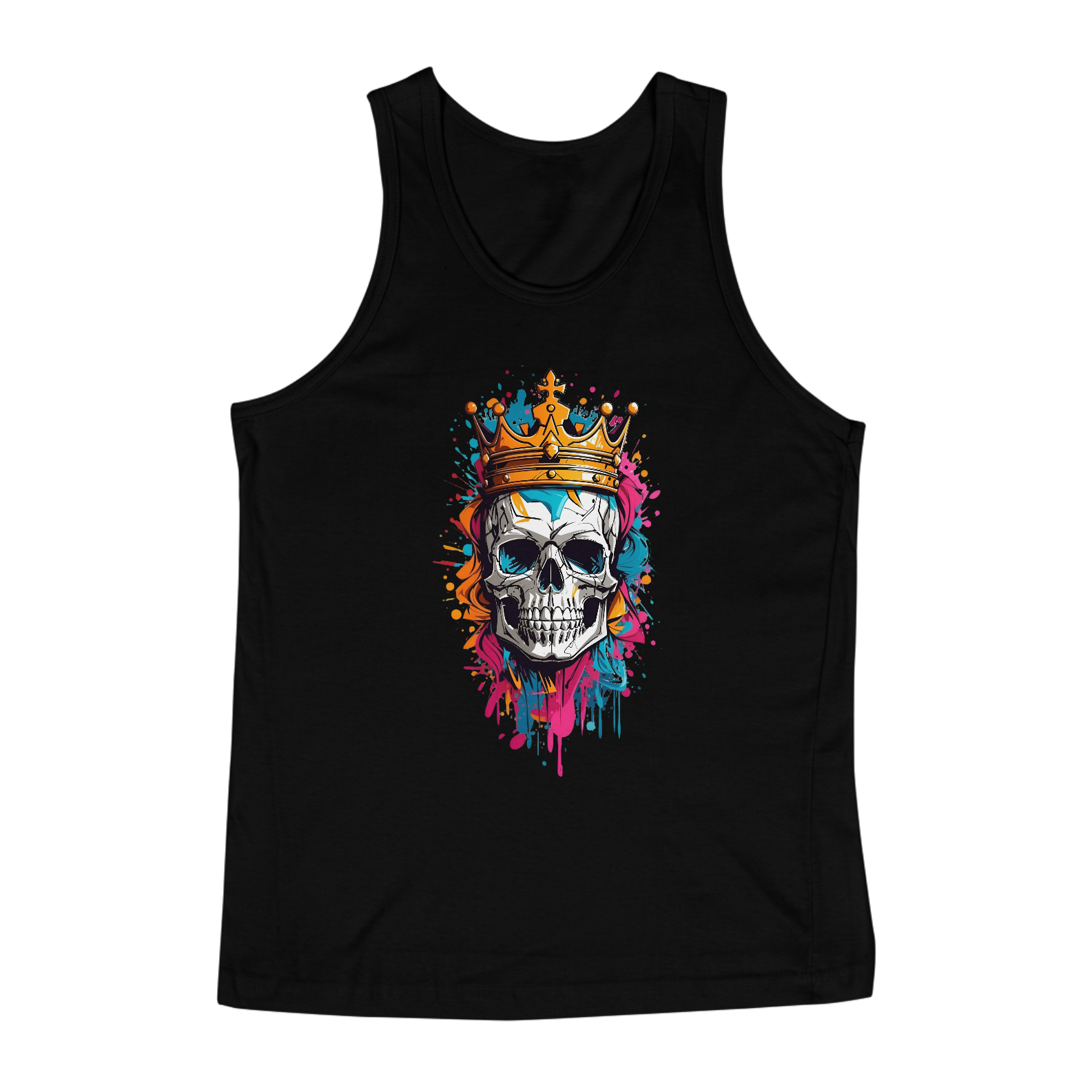 Nome do produto: Regata Masculina king skull 