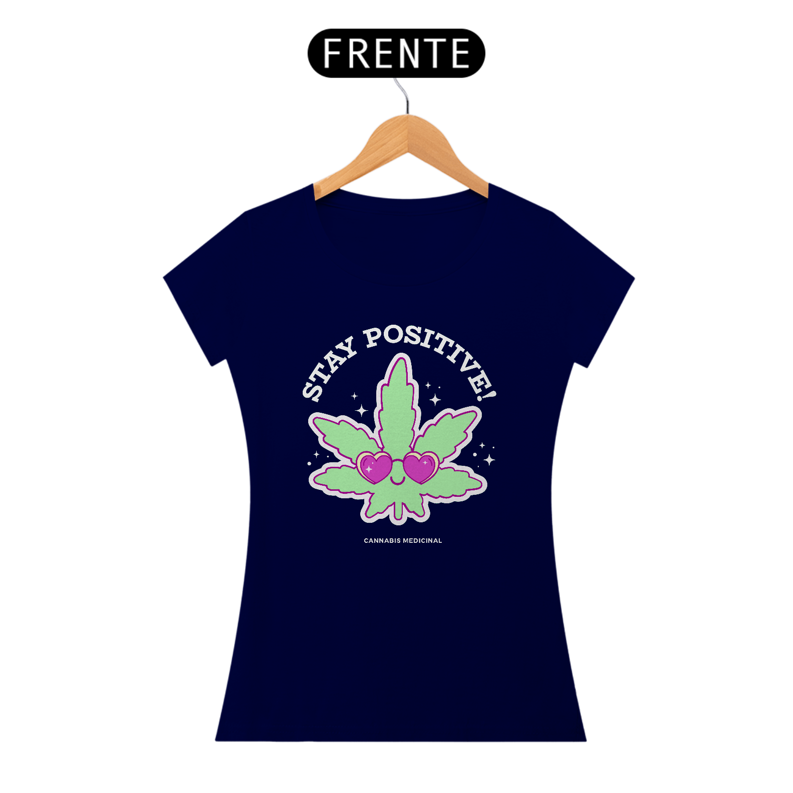 Nome do produto: CAMISETA STAY POSITIVE
