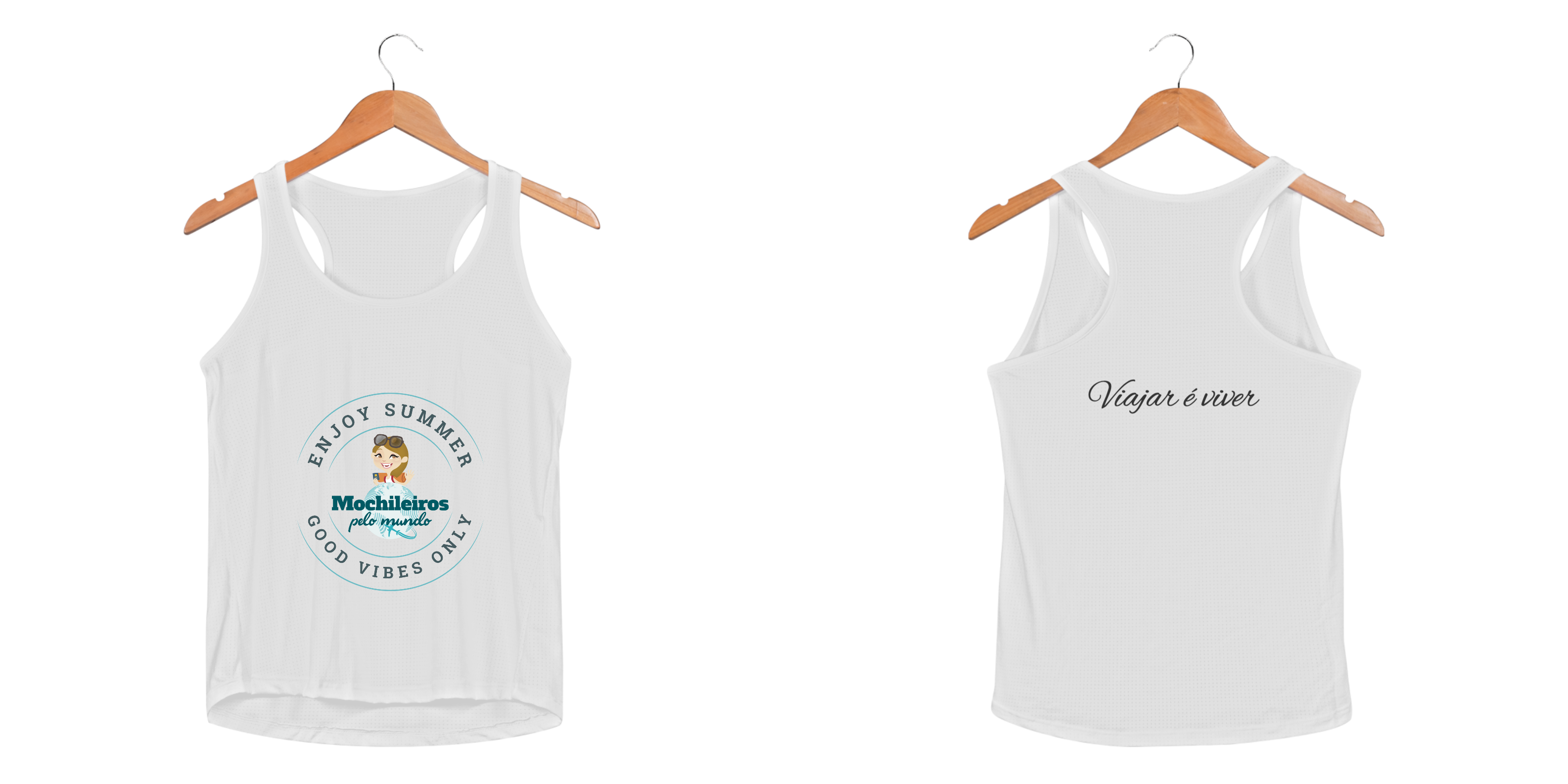 Nome do produto: Tshirt- Viajar é viver Dryfit