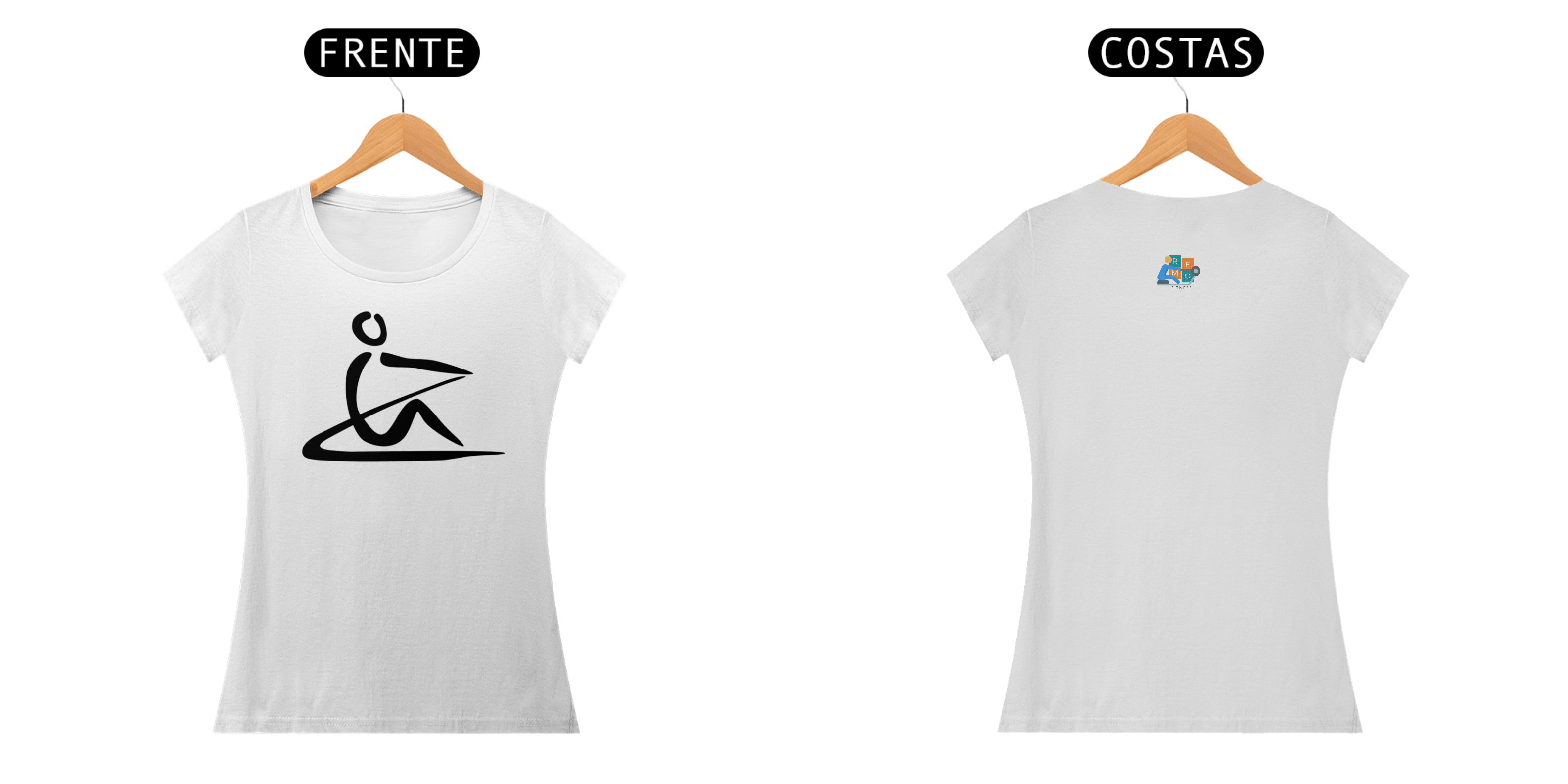 Camiseta Feminina Algodão Linhas 2