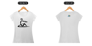 Camiseta Feminina Algodão Linhas 2