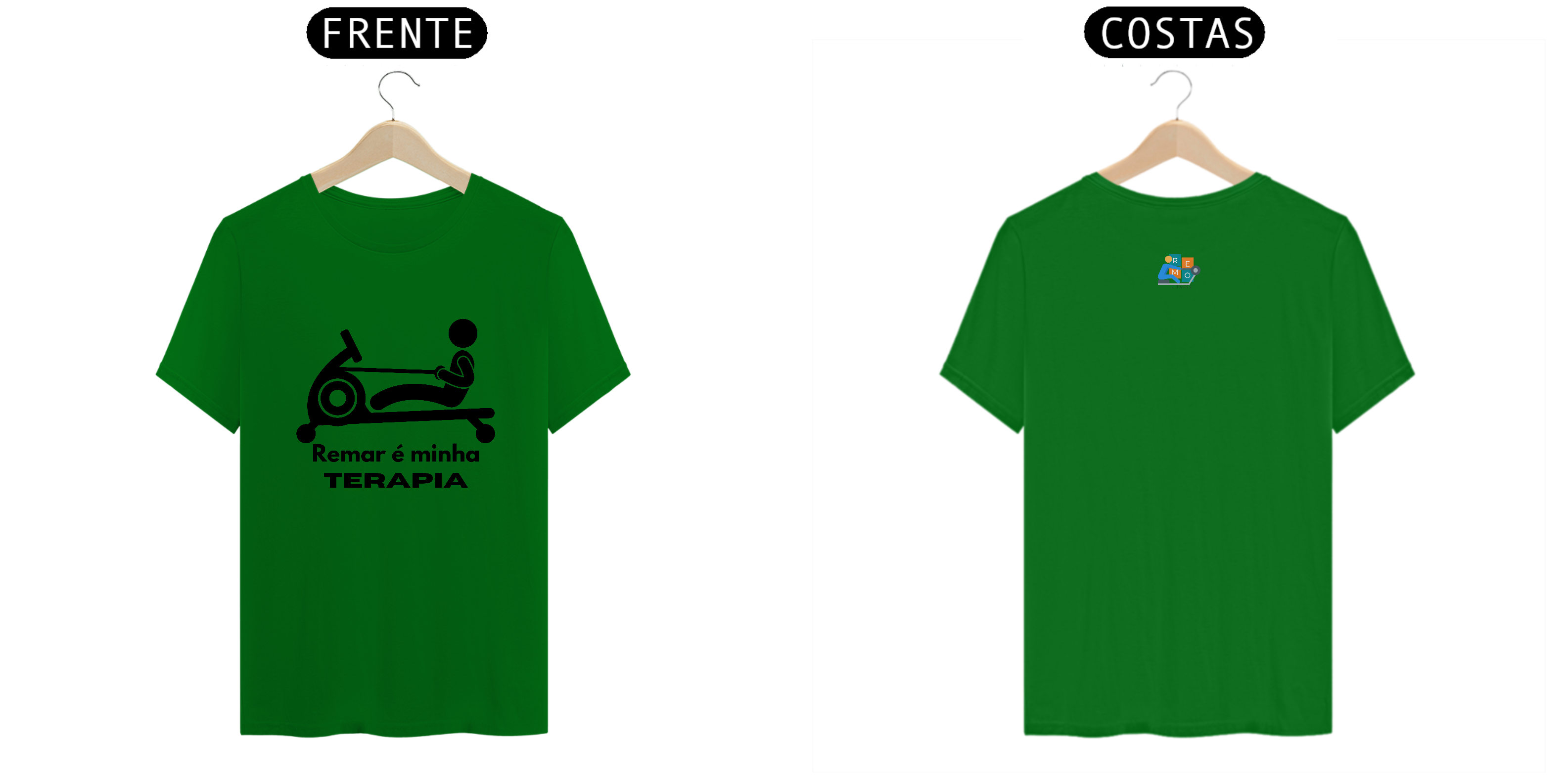 Camiseta de Algodão Remar é minha Terapia