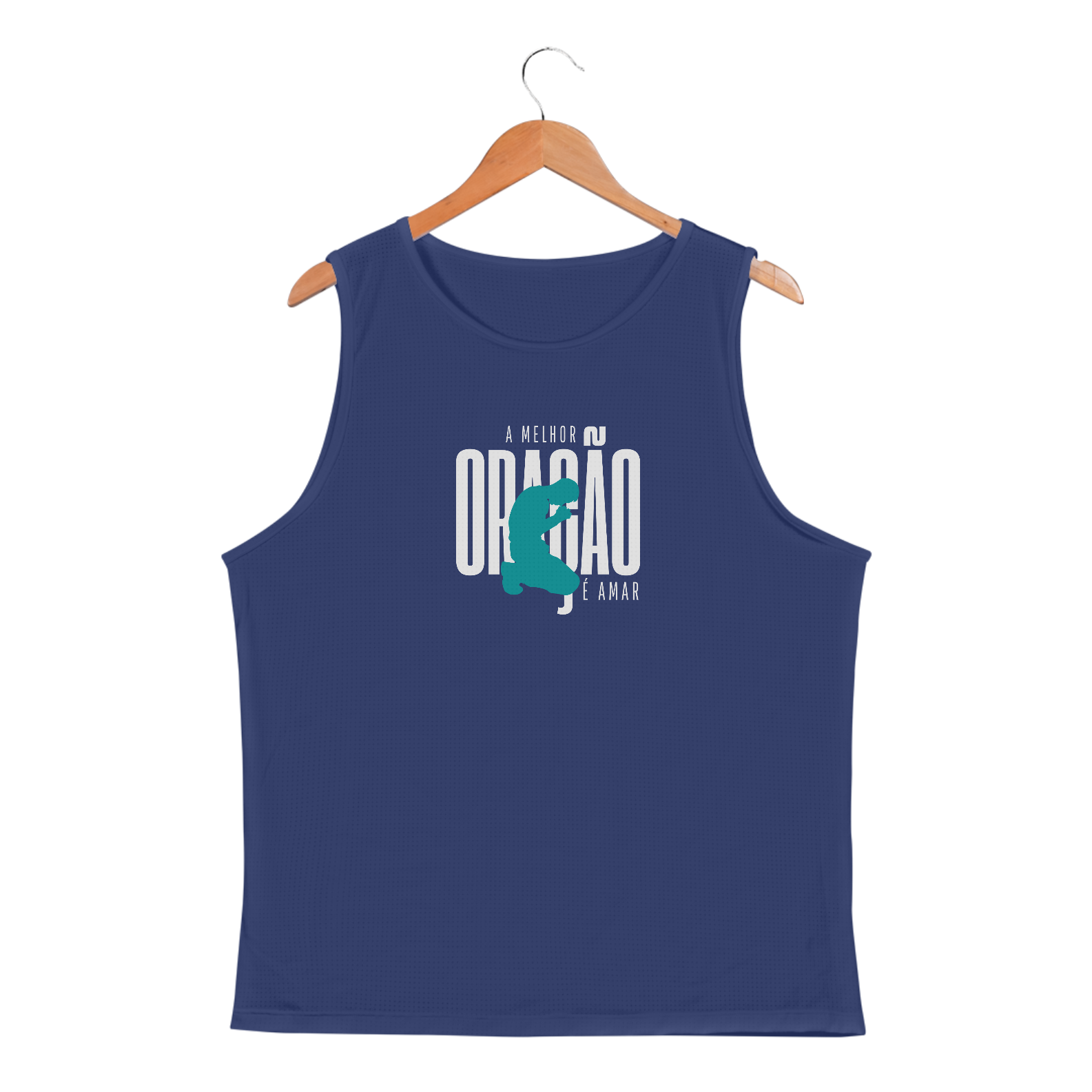 Nome do produto: Regata Masc Sport Dry Uv - A melhor oração é amar