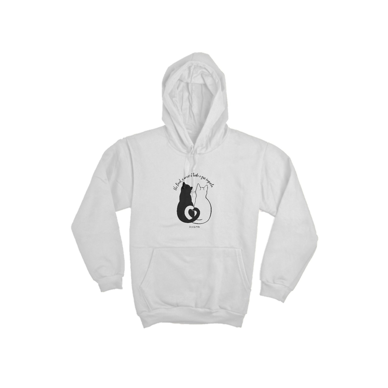 Nome do produto: Moletom Canguru - No final, o amor é tudo o que importa