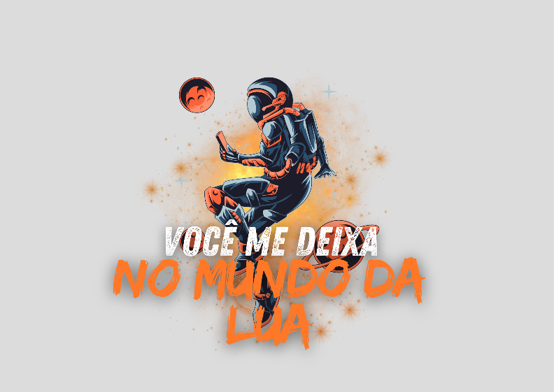 Nome do produto: Poster Paisagem No mundo da lua