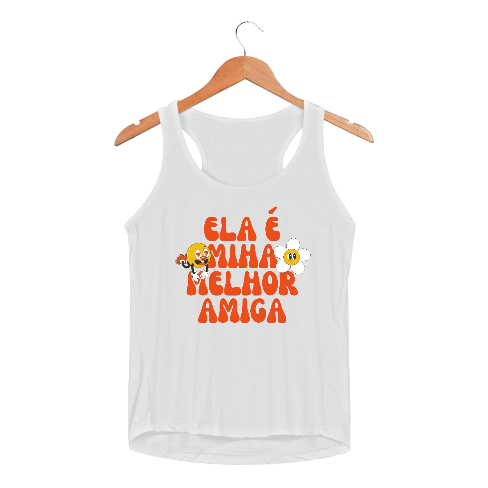 Nome do produto: Regata Fem Sportv Dry Uv Ela é minha melhor amiga