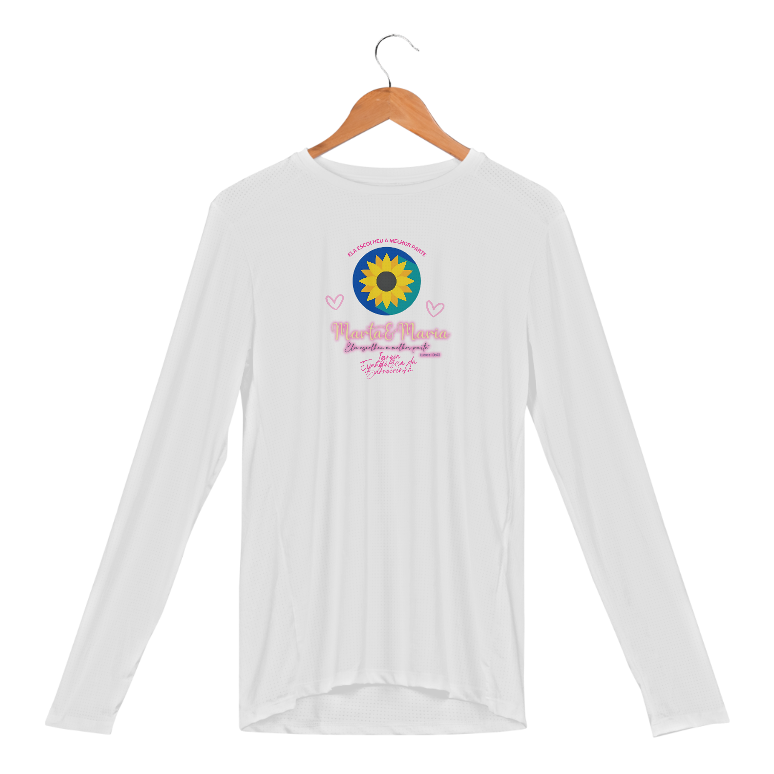 Nome do produto: Camisa Manga Longa Sport Dry Uv - Ministério Marta e Maria