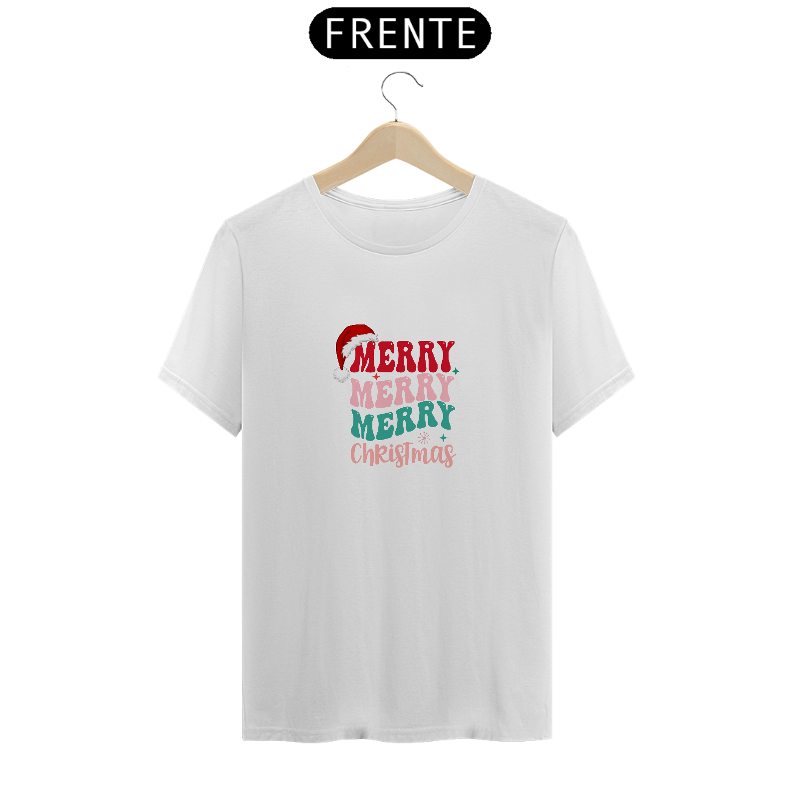 Nome do produto: T-Shirt Classic - Merry Christmas