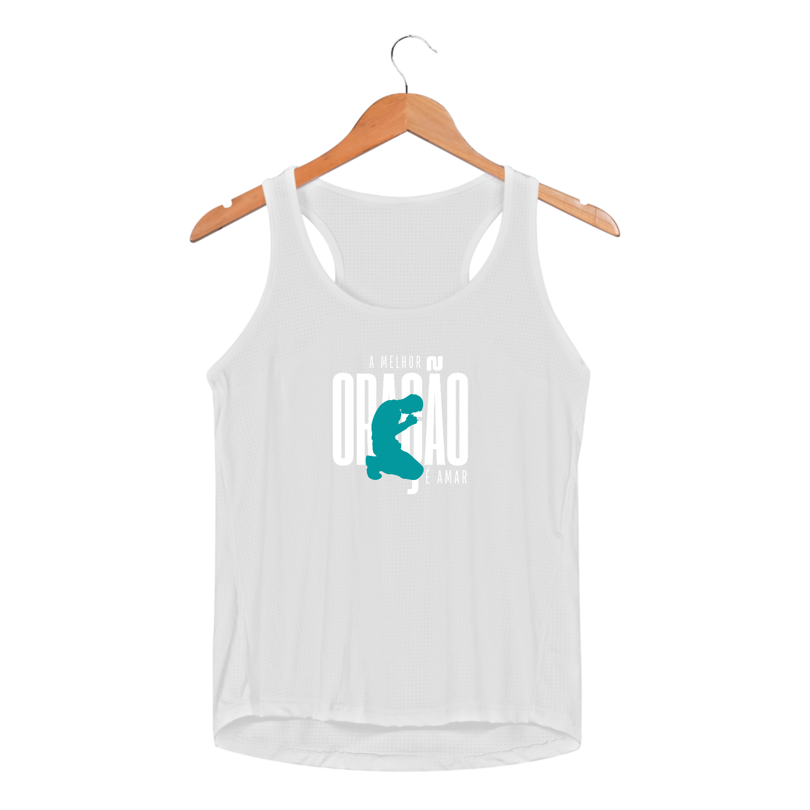 Nome do produto: Regata Fem Sportv Dry Uv - A melhor oração é amar