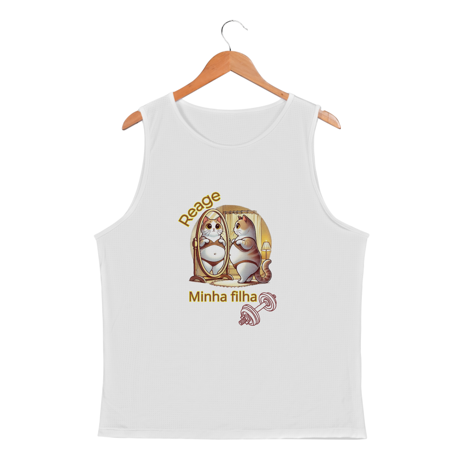 Nome do produto: Regata Masc Sport Dry Uv - Reage minha filha