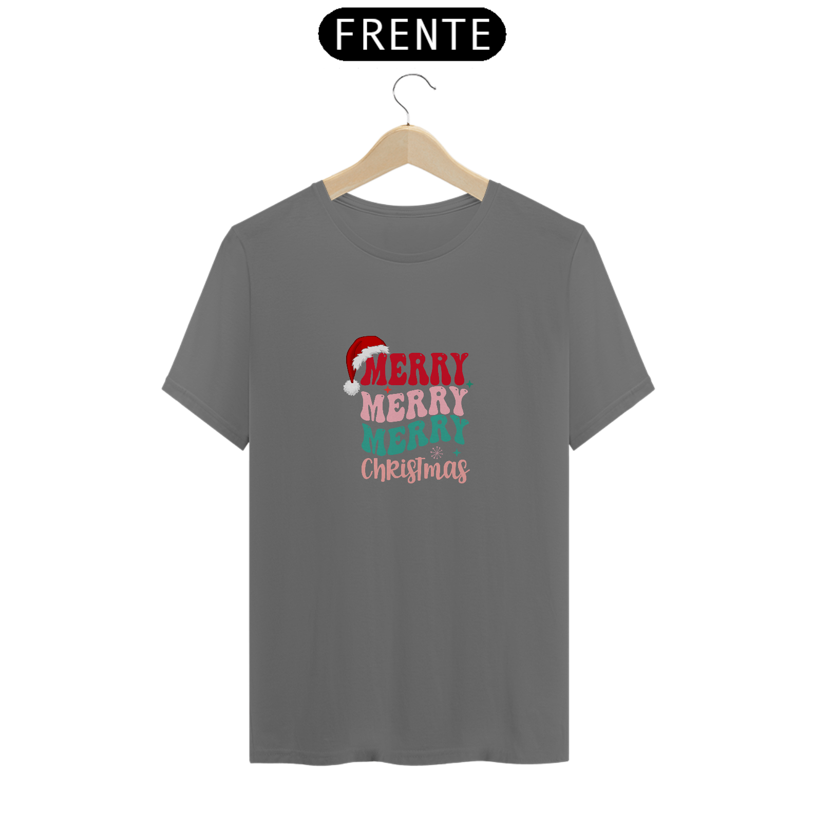 Nome do produto: T-Shirt Estonada - Merry Christmas