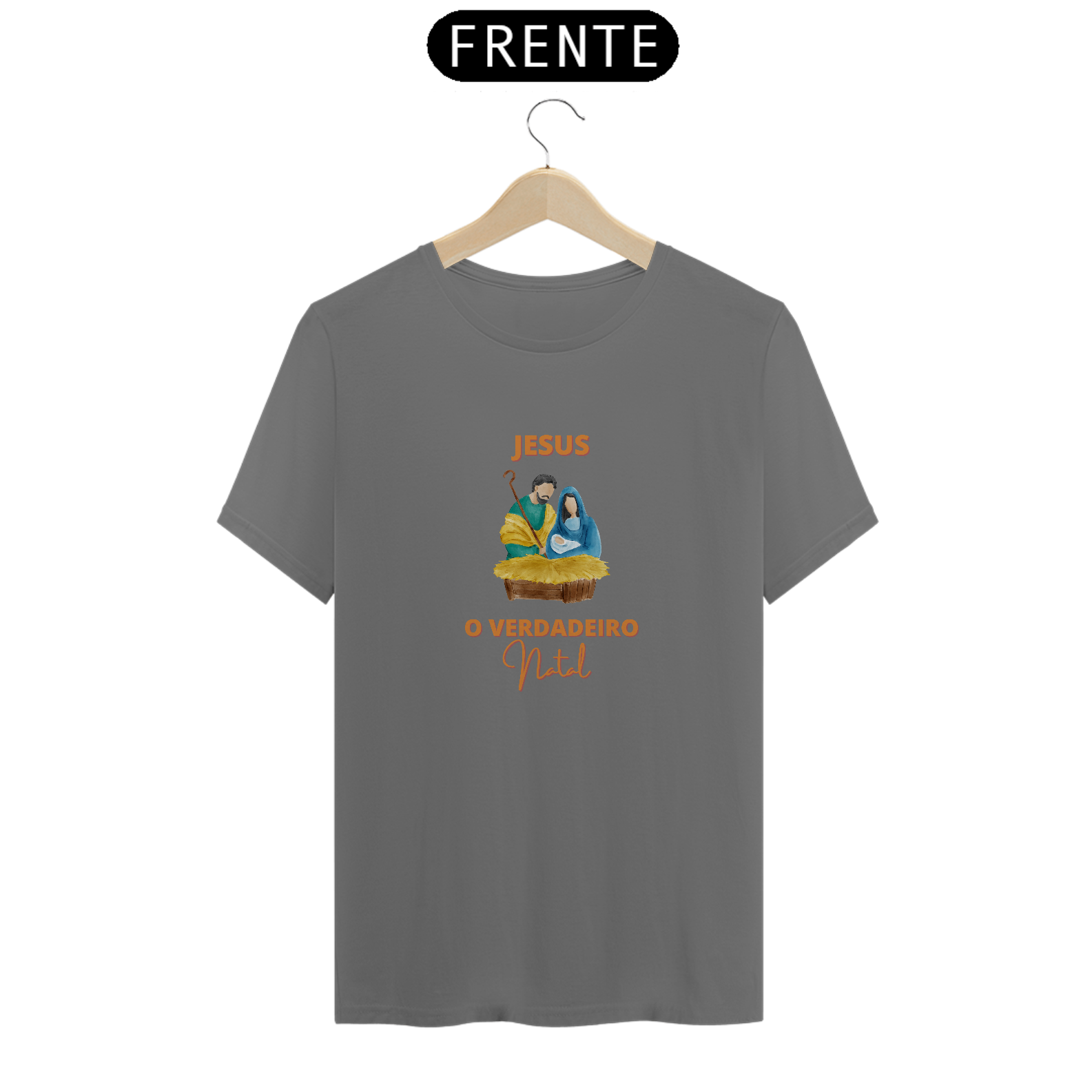 Nome do produto: T-Shirt Estonada - Jesus o verdadeiro natal