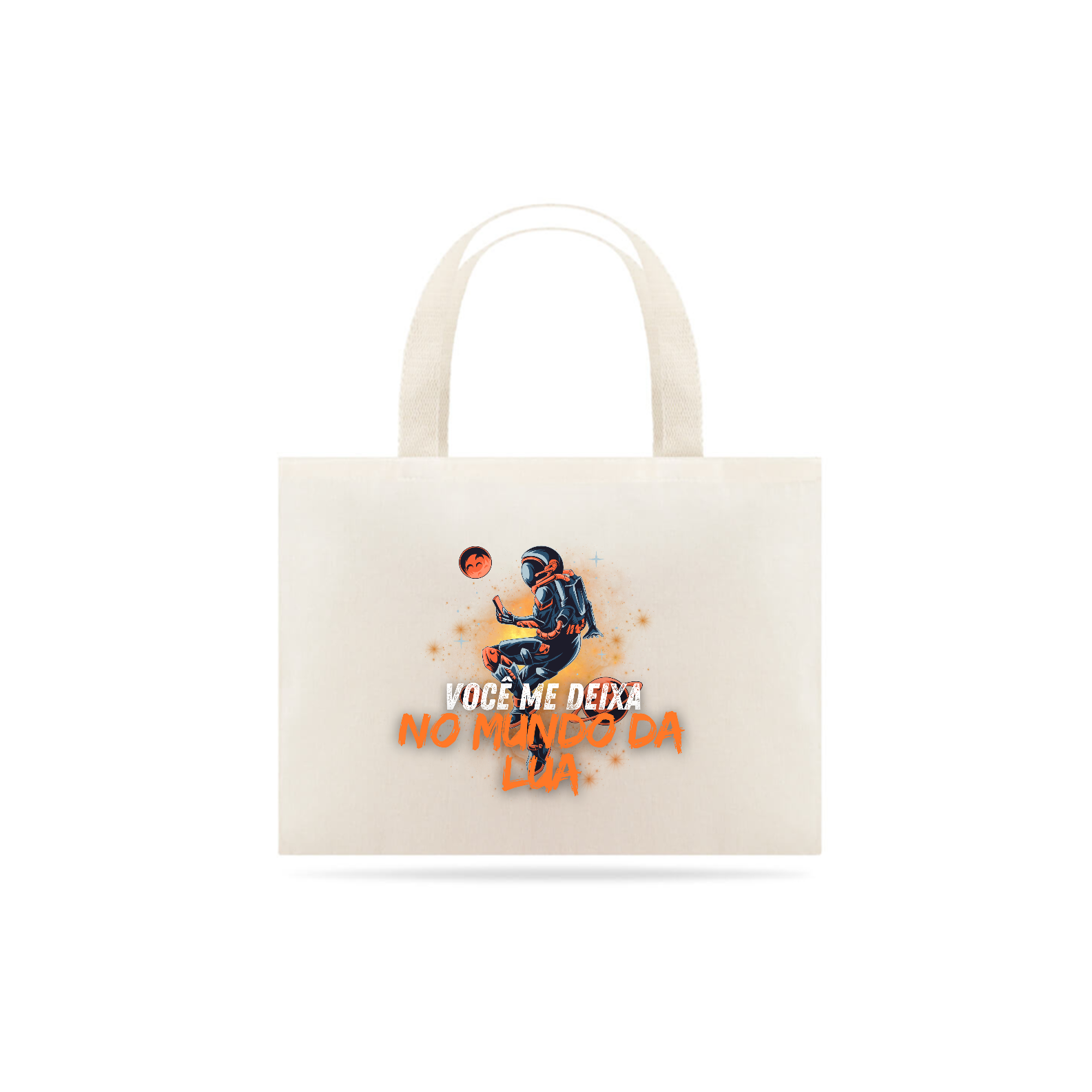 Nome do produto: Eco Bag Grande No mundo da lua