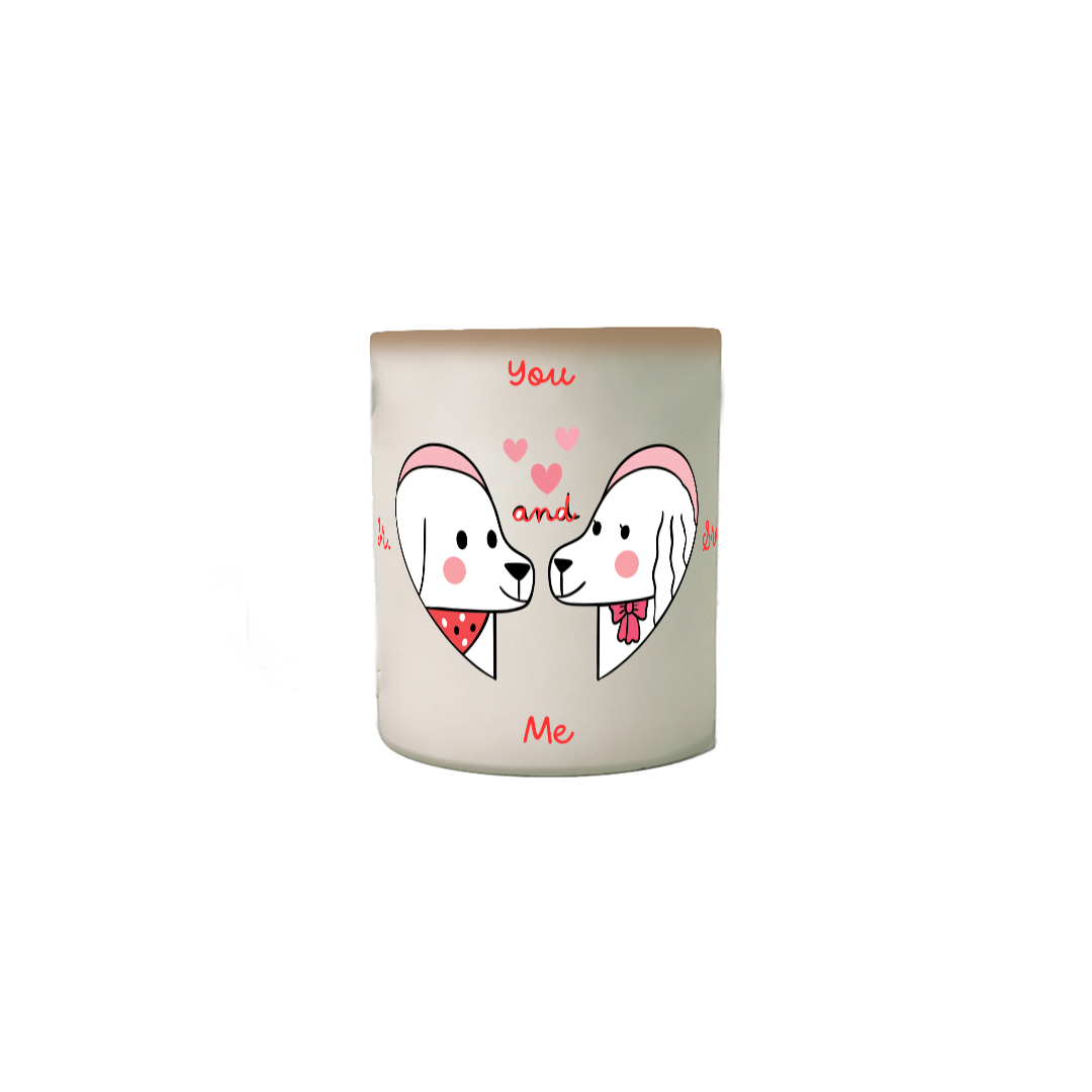 Nome do produto: Caneca Mágica Eu e Você