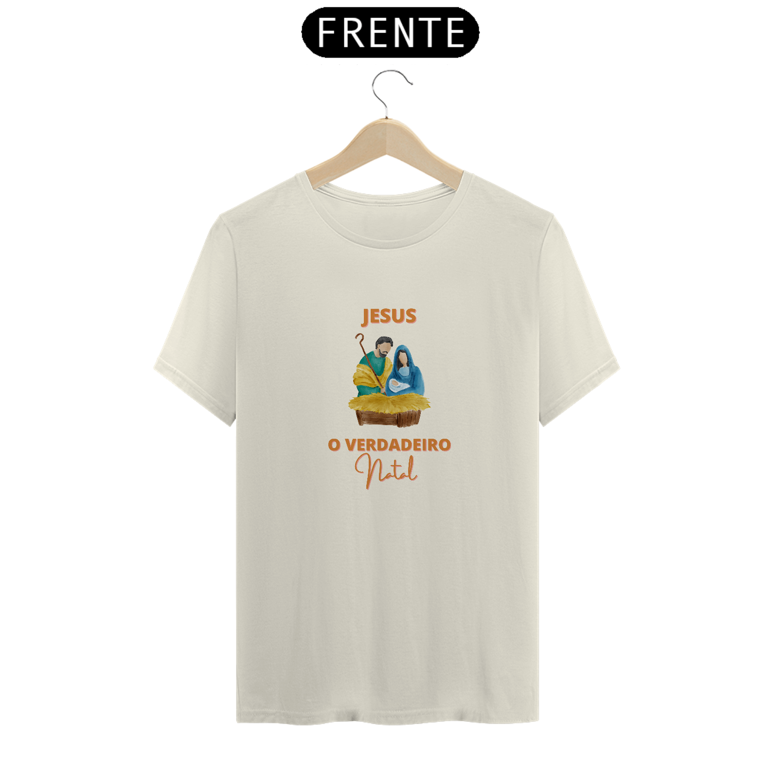 Nome do produto: T-Shirt Pima - Jesus o verdadeiro natal