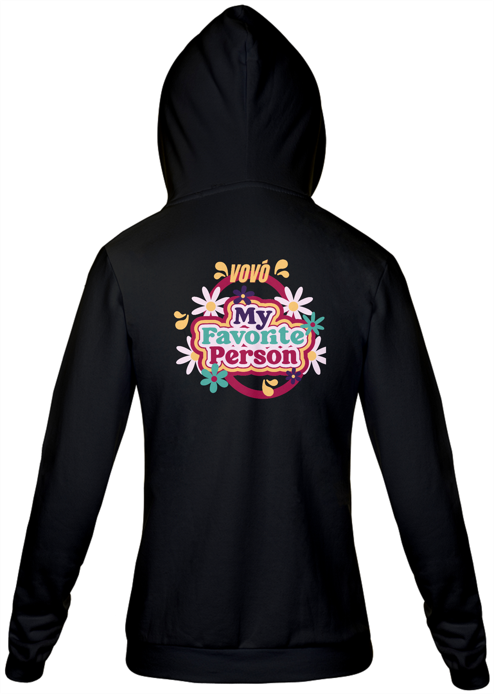 Nome do produto: Moletom Com Zíper - Vovó minha pessoa favorita
