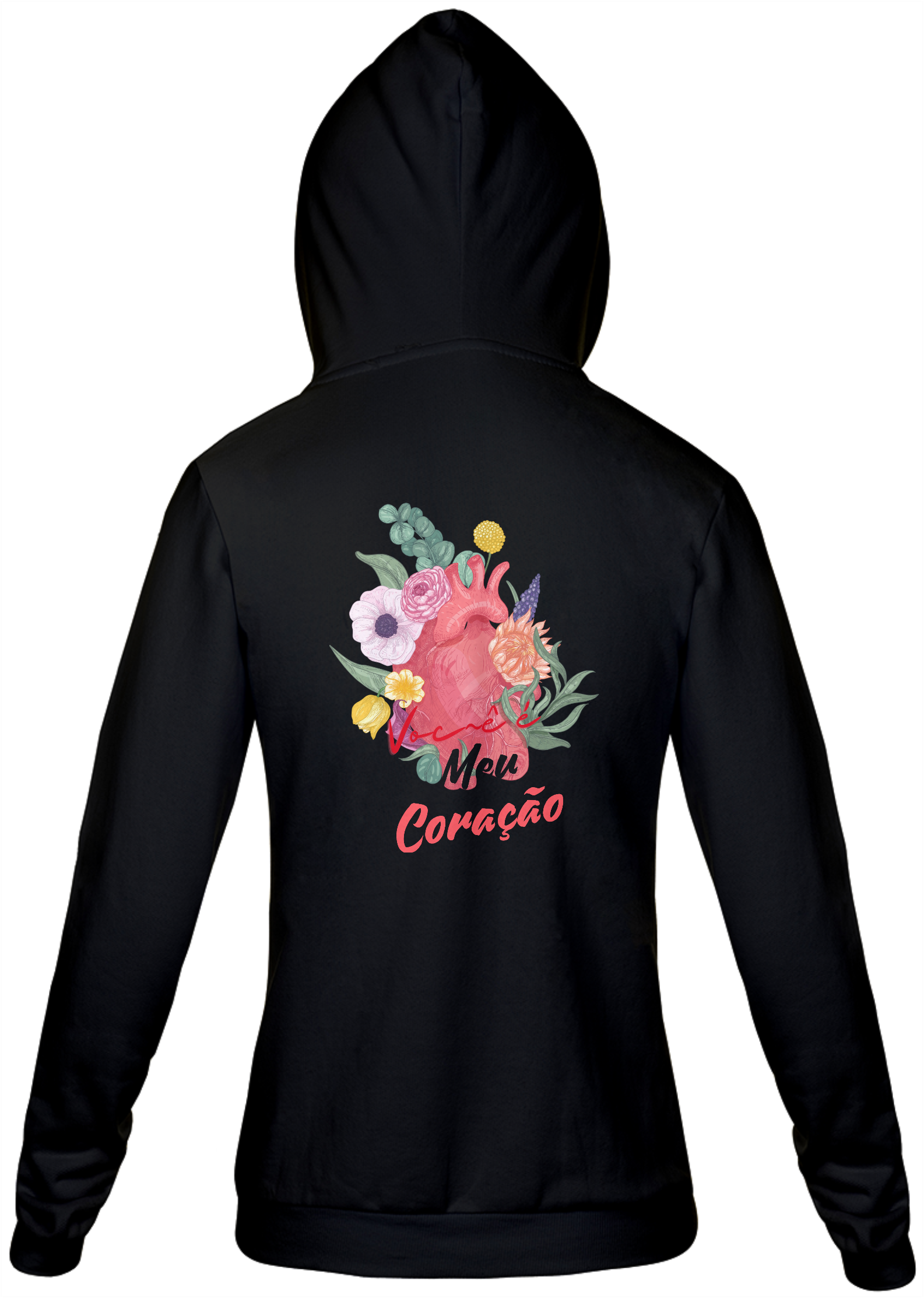 Nome do produto: Moletom Com Zíper Você é Meu coração
