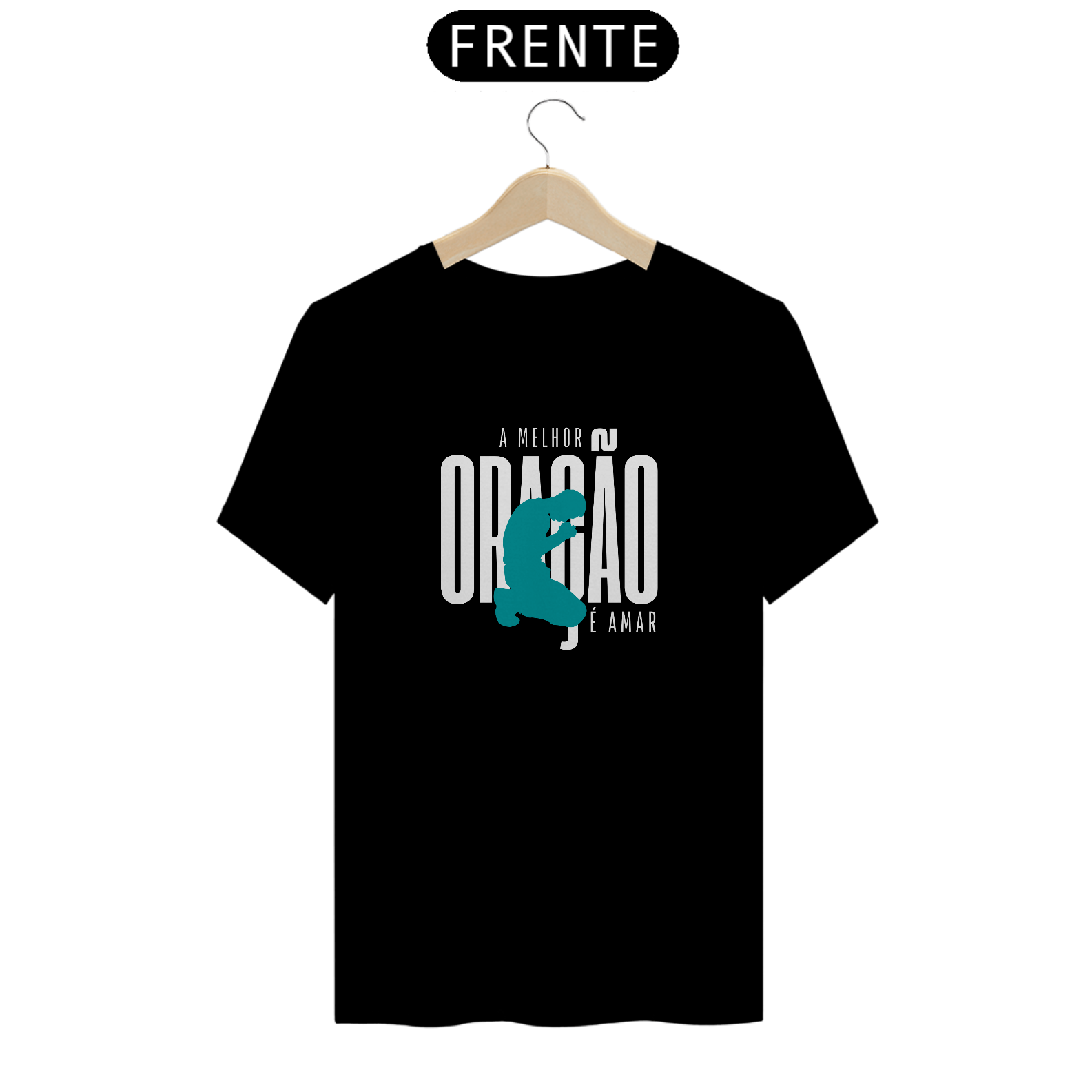 Nome do produto: T-Shirt Classic - A melhor oração é amar