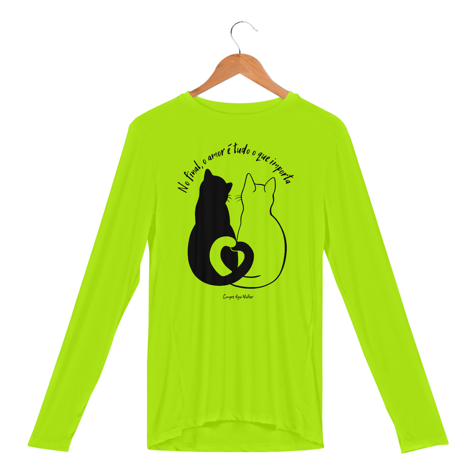 Nome do produto: Camisa Manga Longa Sport Dry Uv - No final, o amor é tudo o que importa