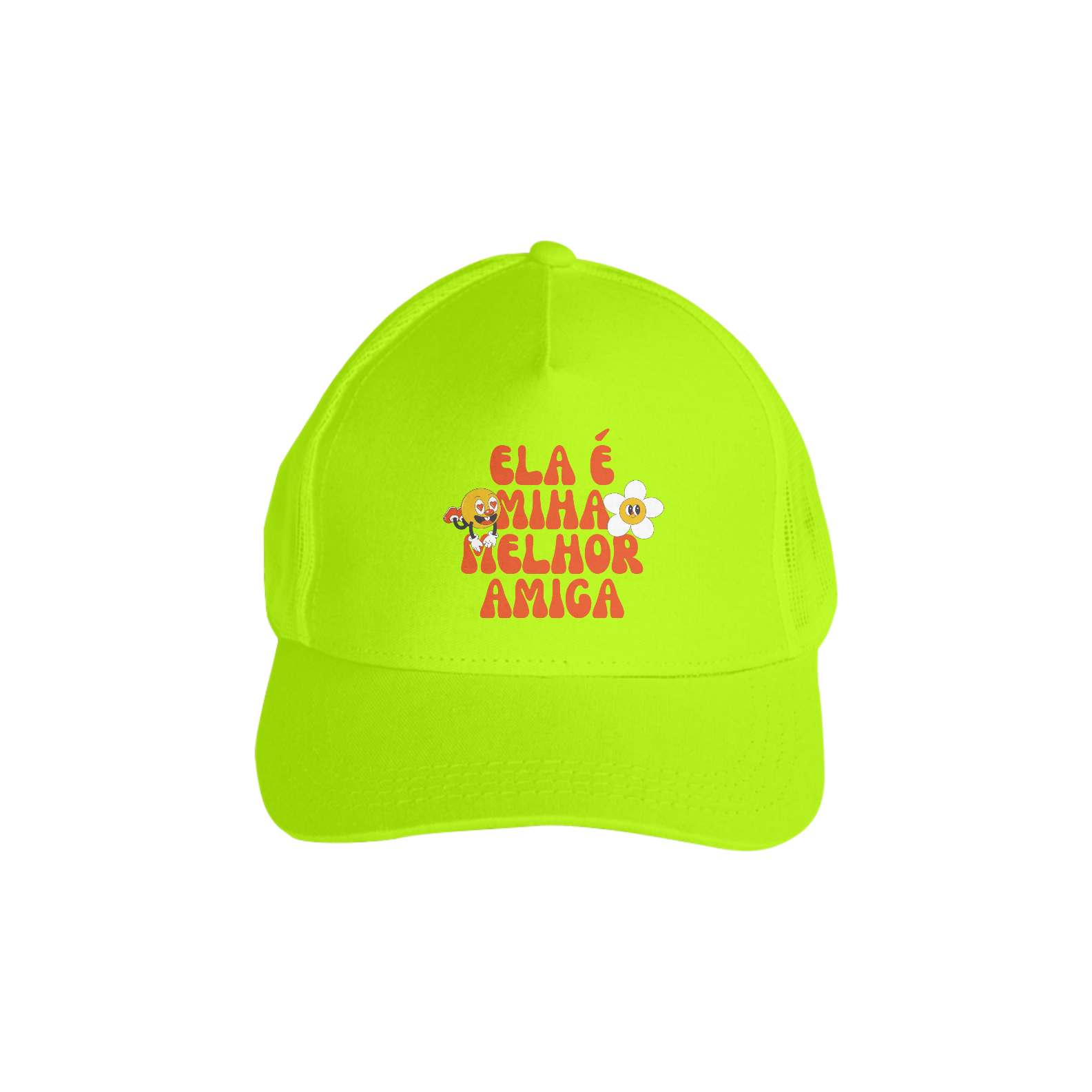 Nome do produto: Boné Prime Com Tela Ela é minha melhor amiga