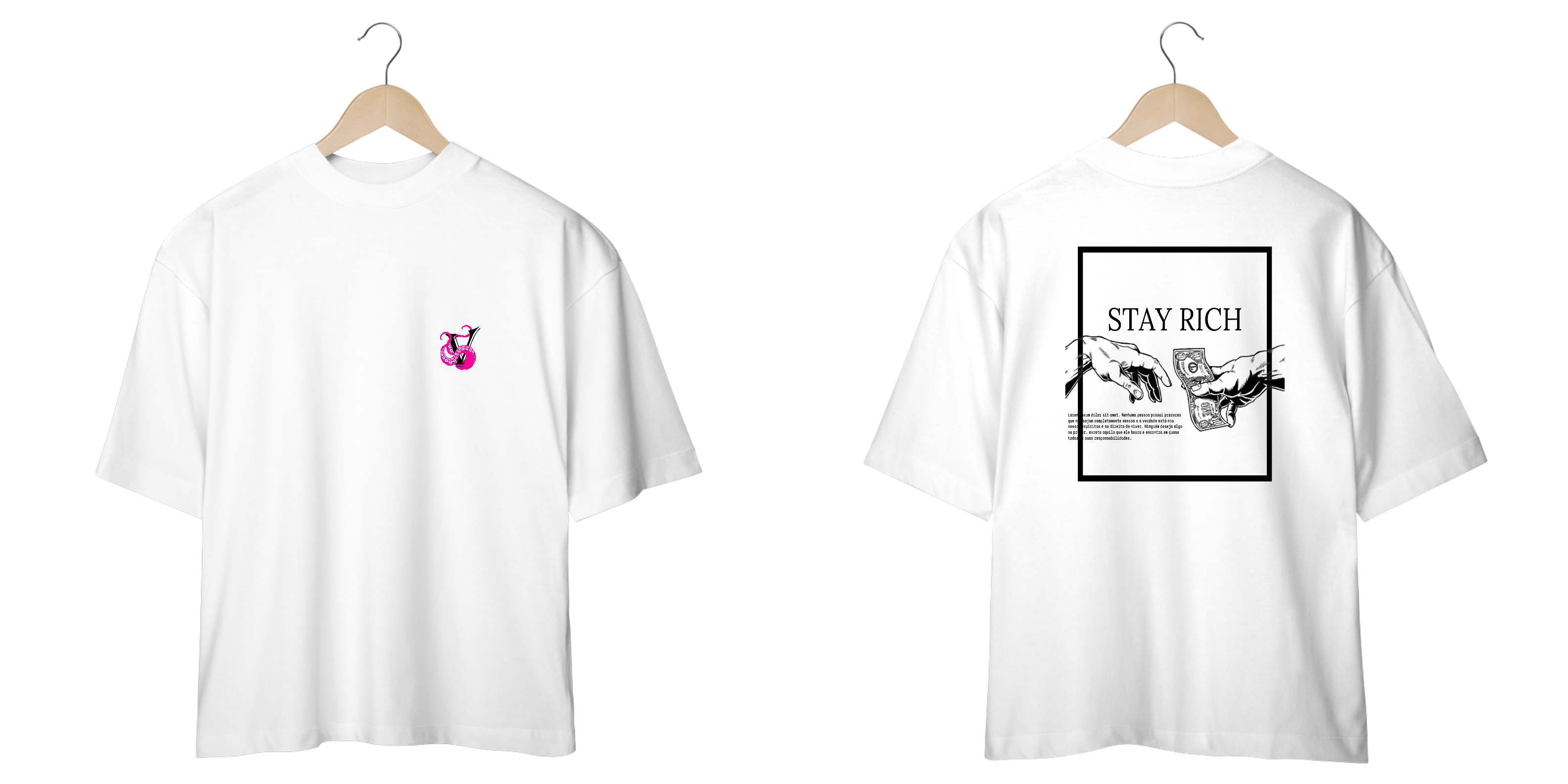 Nome do produto: StreetWear Collection OverSize - Stay Rich 