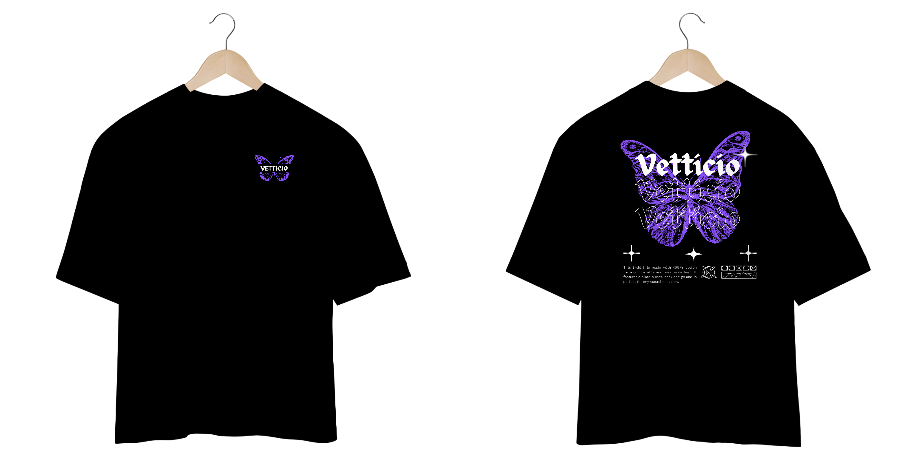 Nome do produto: StreetWear Collection Oversize - Butterfly