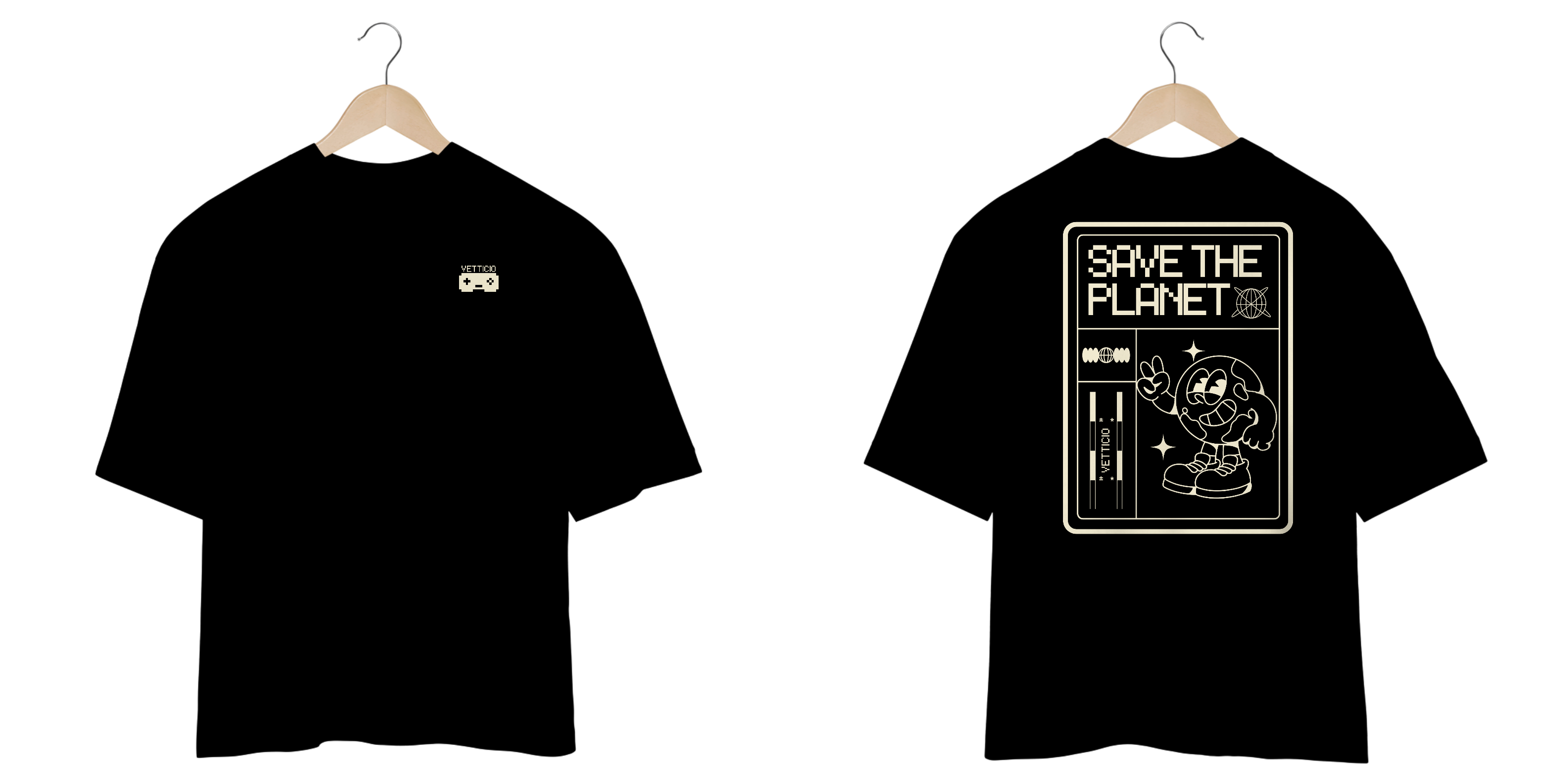 Nome do produto: StreetWear Collection Oversize - Save the Planet