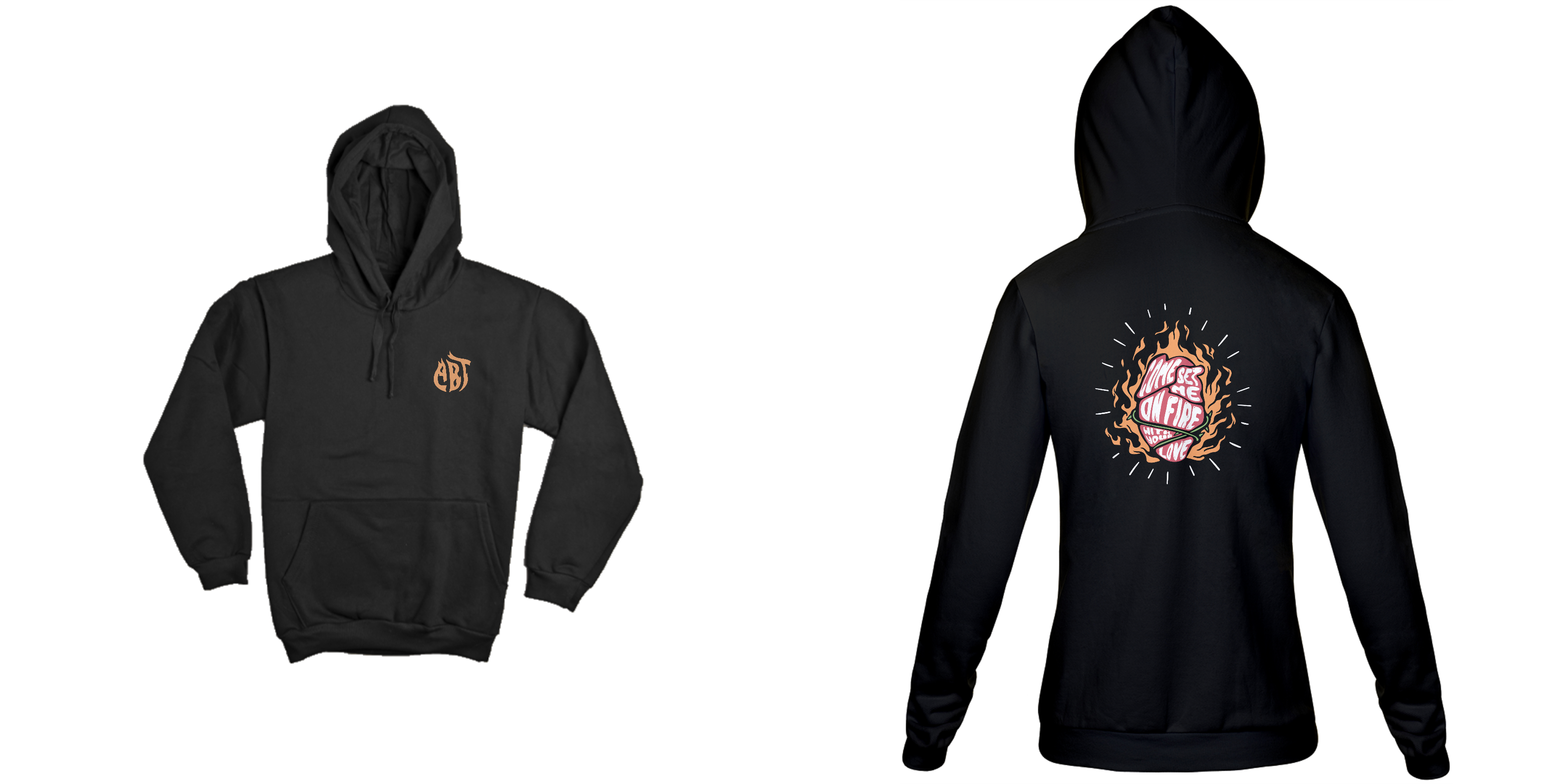 Nome do produto: Moletom Canguru On Fire - 2024 01