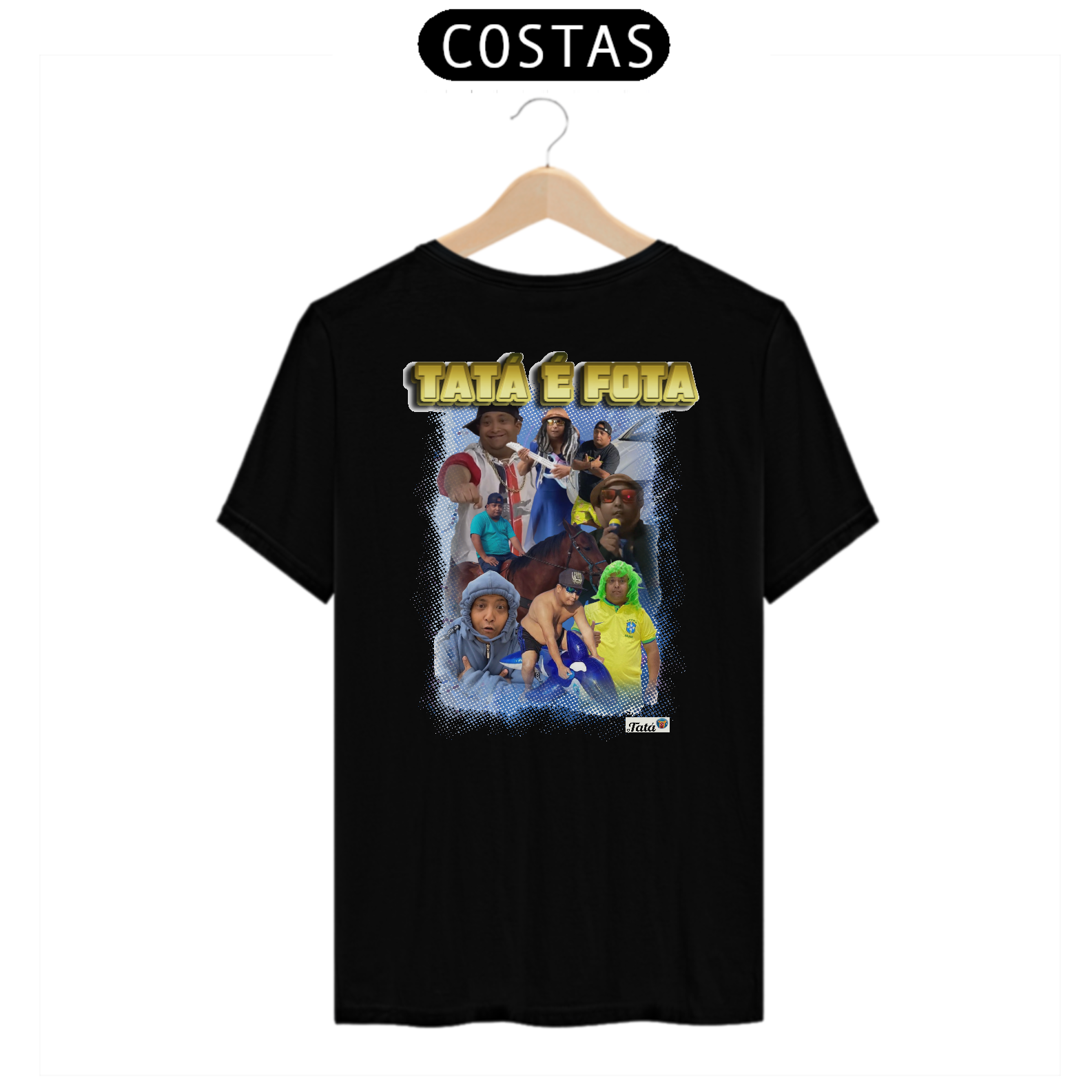 Nome do produto: CAMISETA ESTAMPA COSTAS TATA2