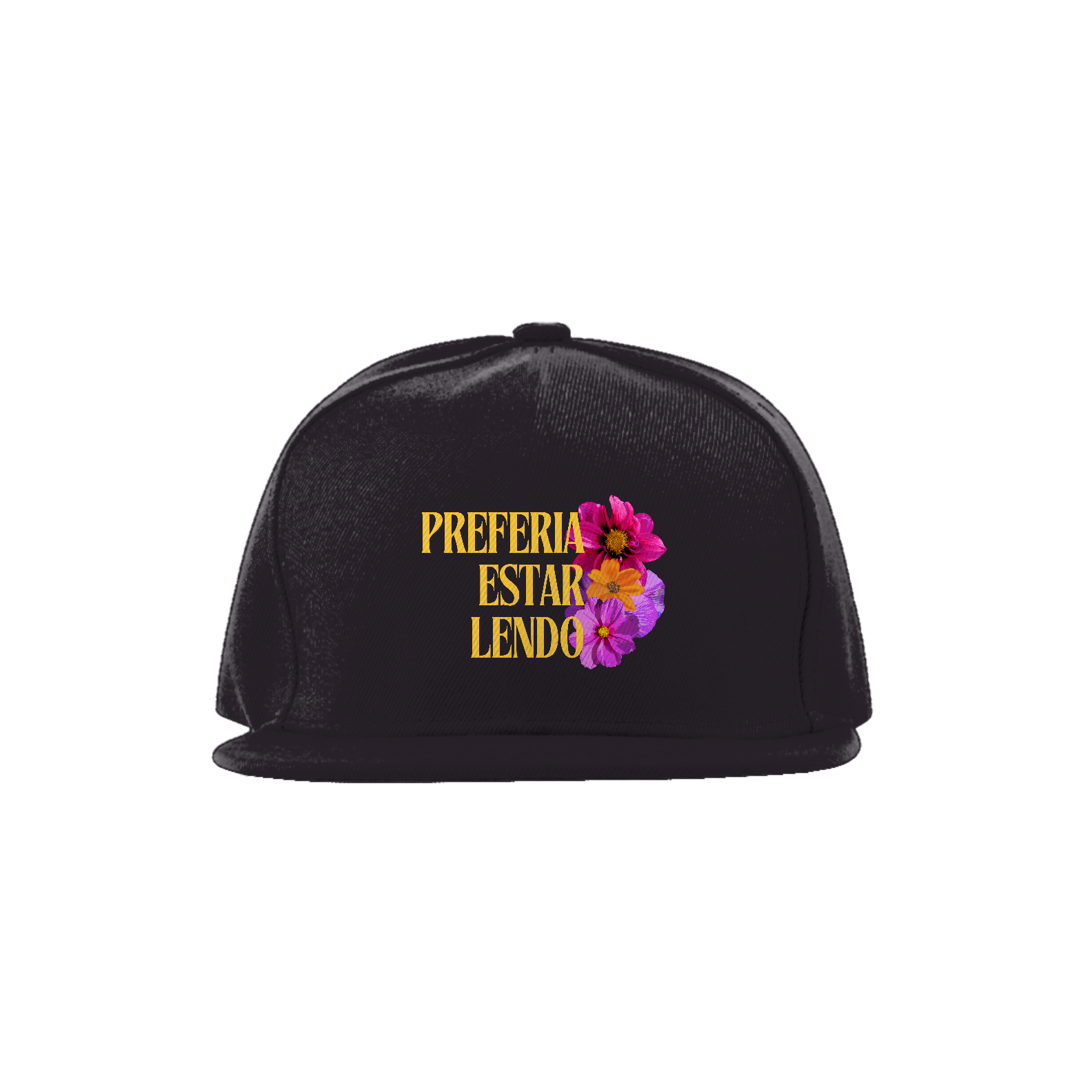 Boné - Preferia Estar Lendo (tecido firme)