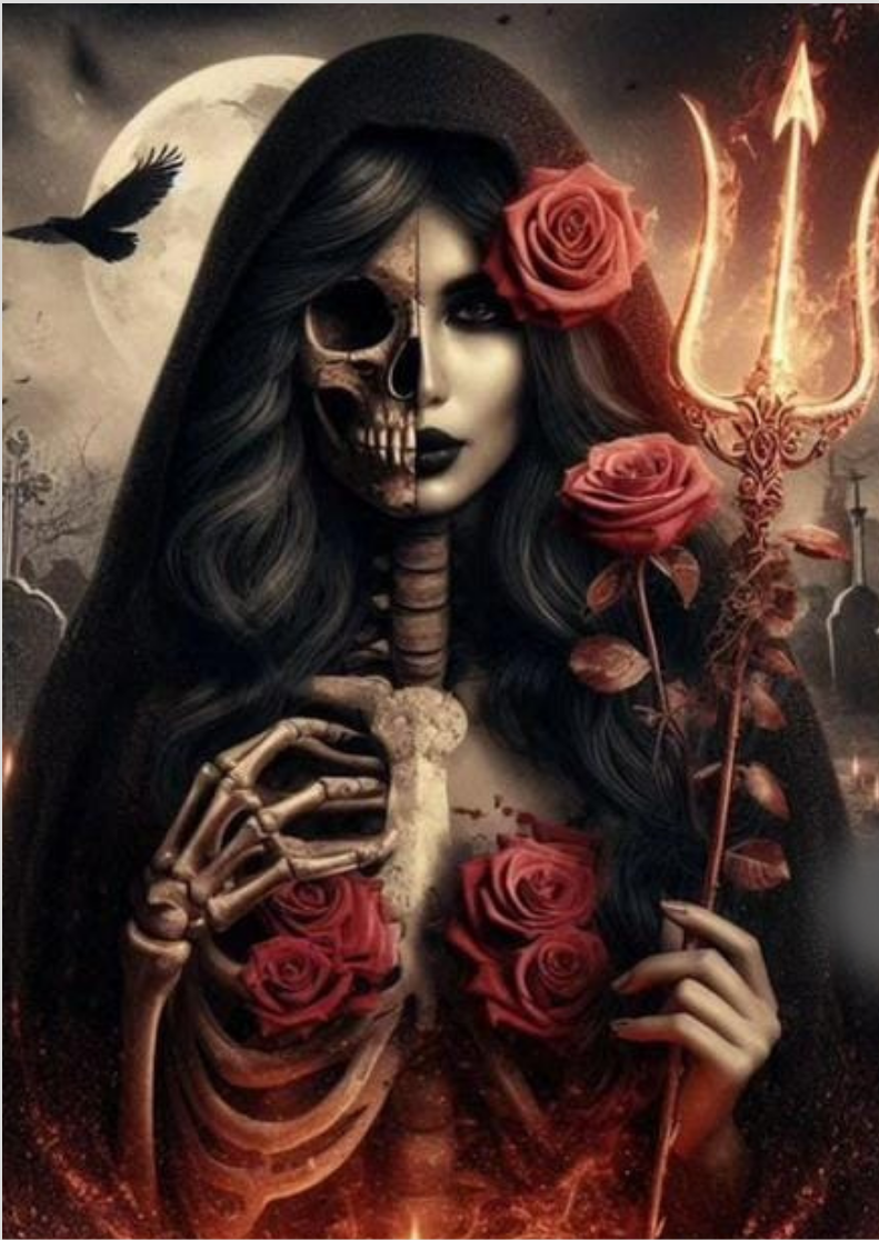 Nome do produto: Rosa Caveira