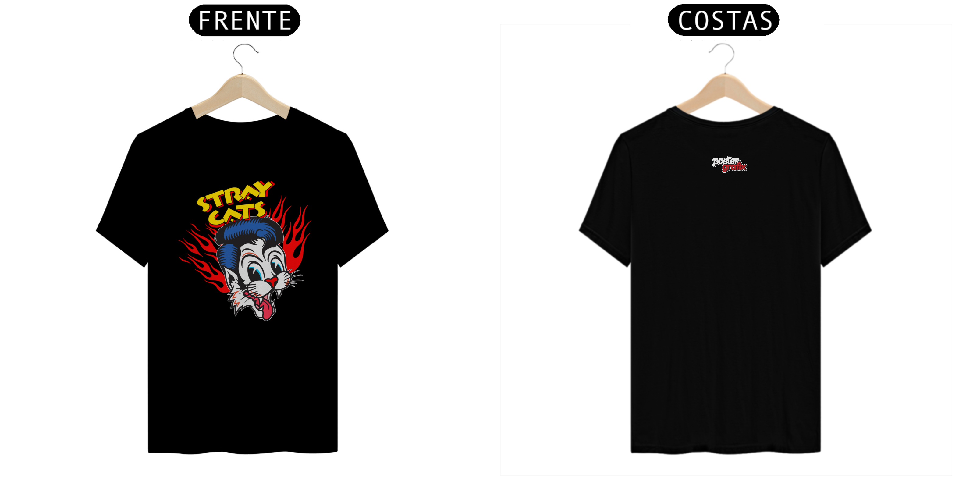 Nome do produto: Camiseta Stray Cats