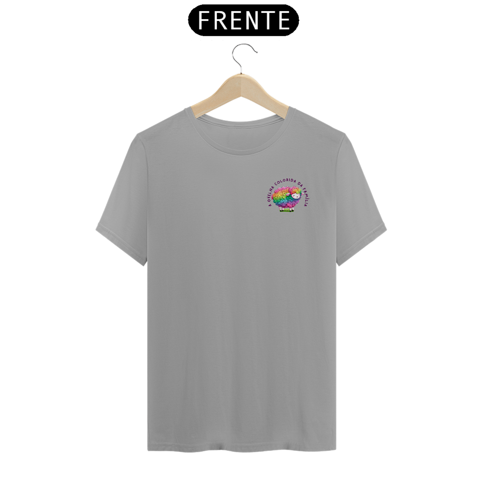 Nome do produto: T-Shirt - A Ovelha Colorida da Familia 