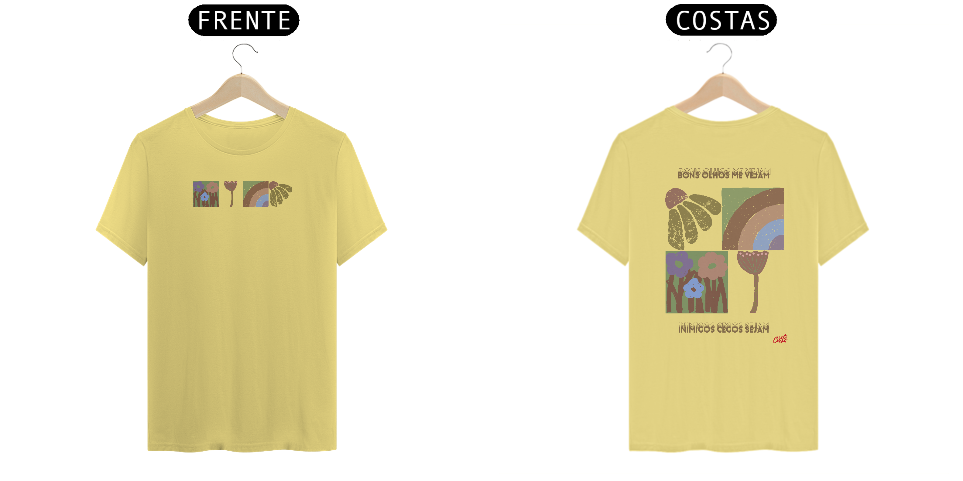 Nome do produto: ESTONADA BONS OLHOS FRASE MOSAICO - FC