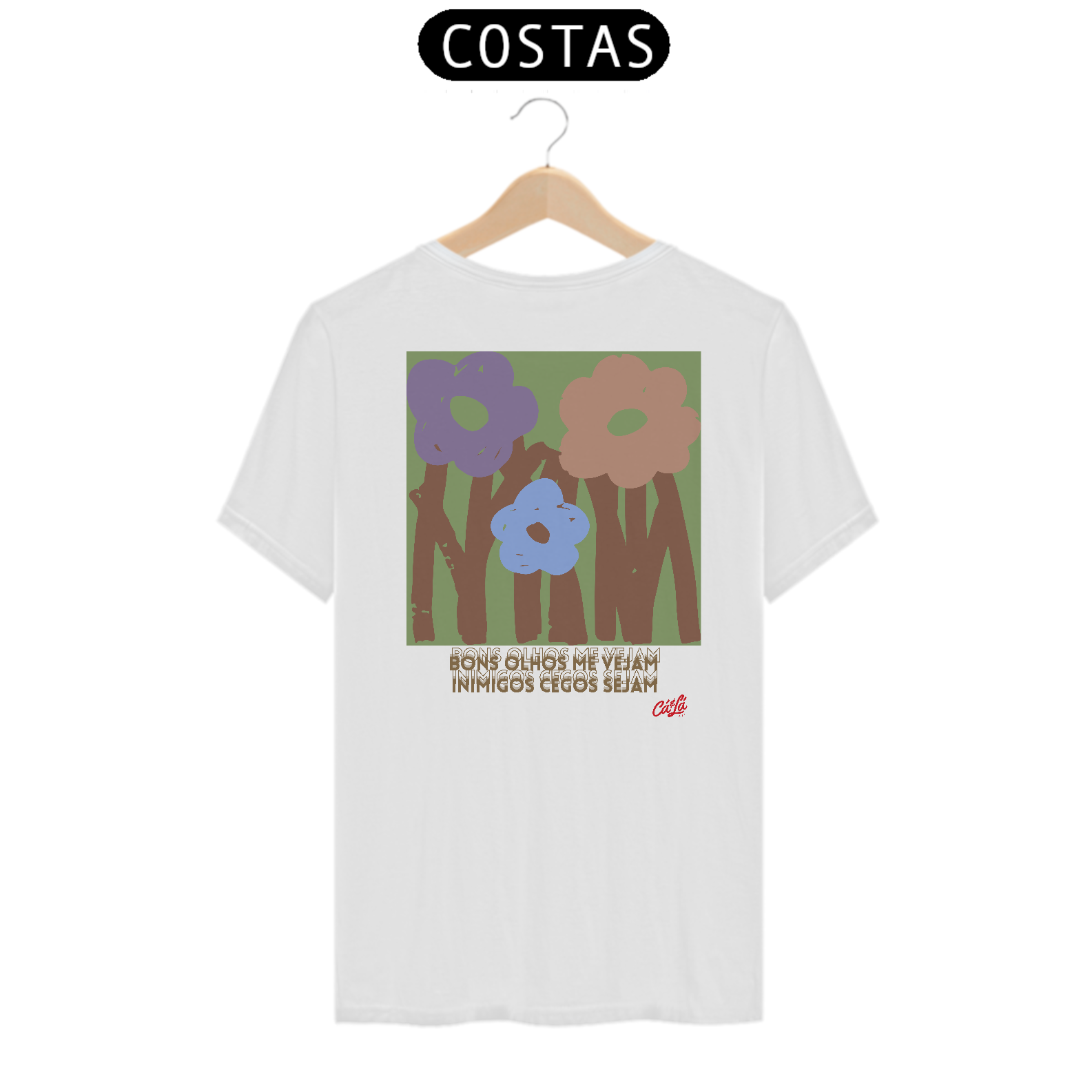 Nome do produto: CLÁSSICA BONS OLHOS FLORES - COSTAS