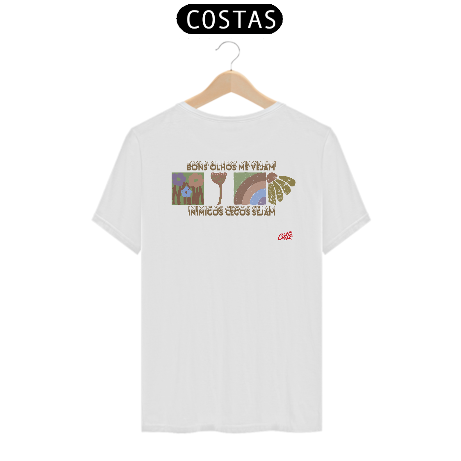 Nome do produto: CLÁSSICA BONS OLHOS ME VEJAM MOSAICO- COSTAS