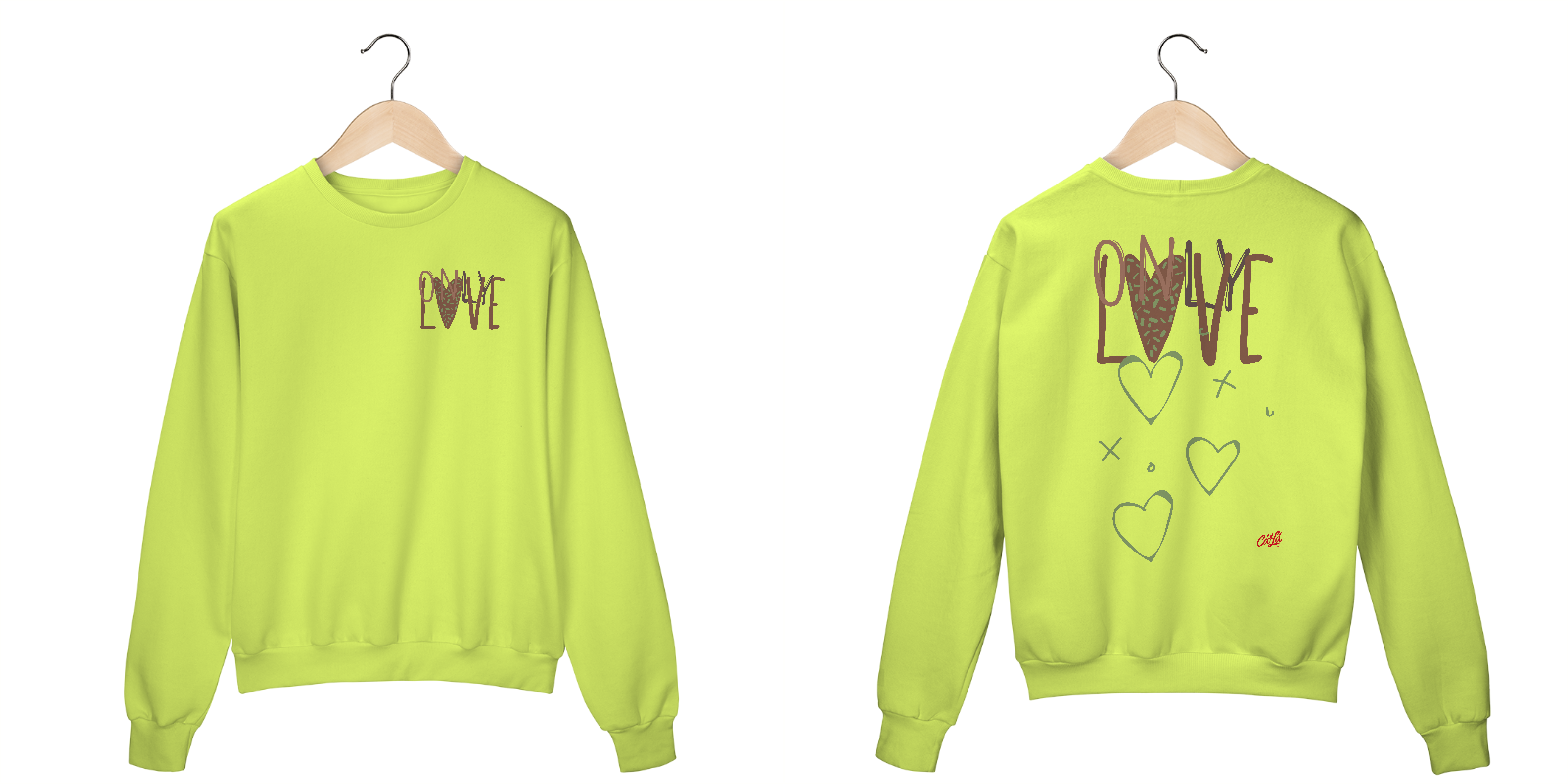 Nome do produto: BLUSÃO MOLETOM ONLY LOVE - FC