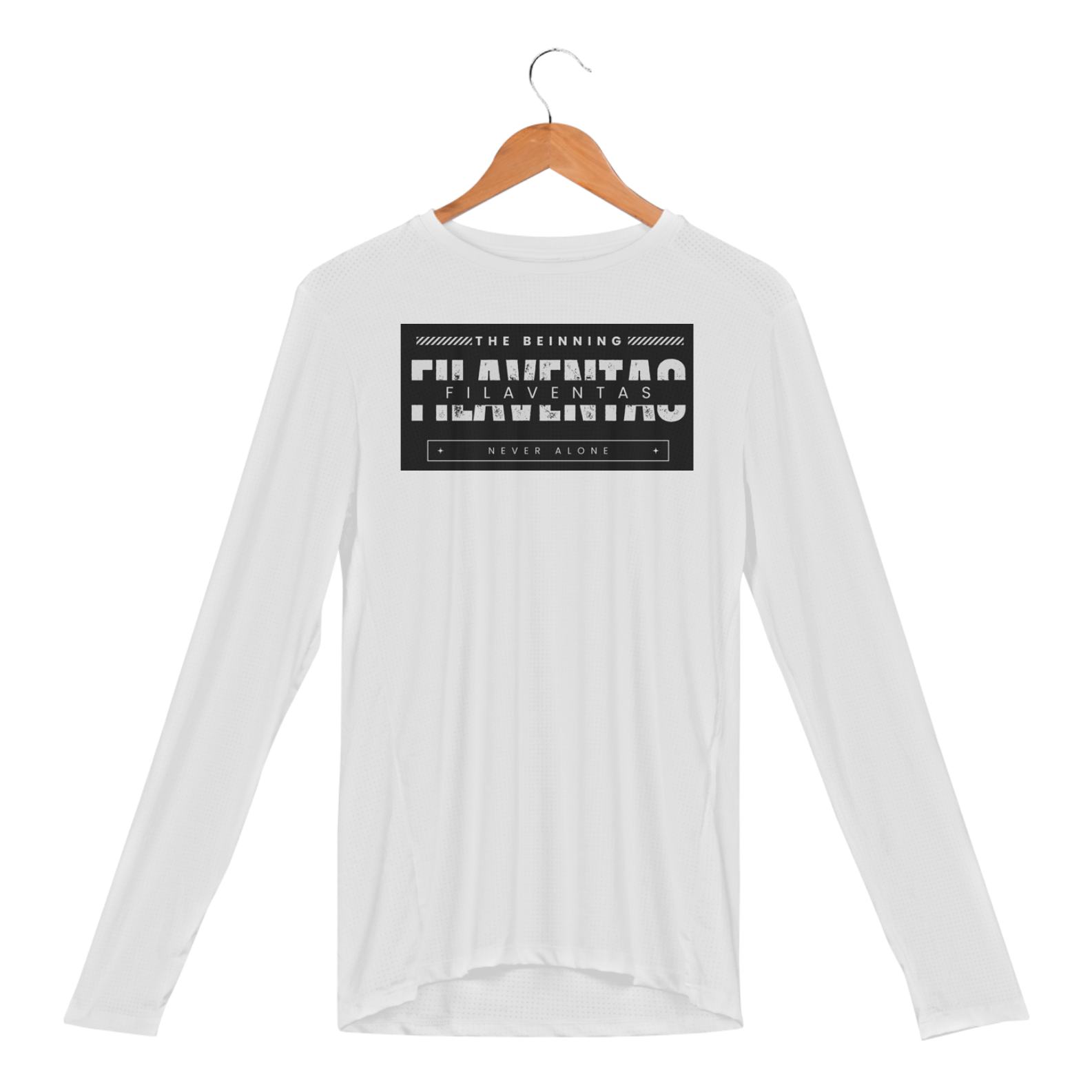 Nome do produto: NEVER ALONE MANGA LONGA COLORS