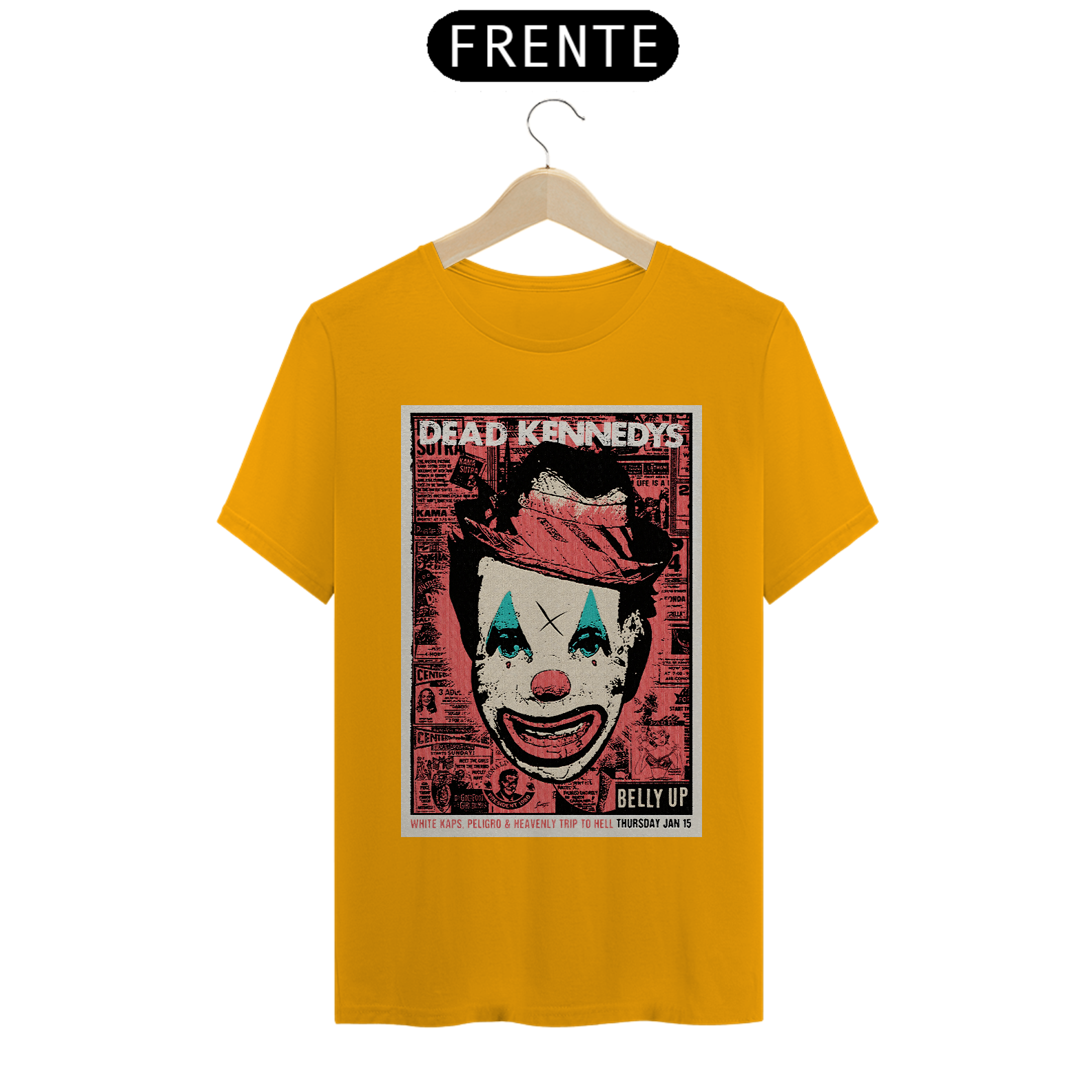 Nome do produto: Camiseta Dead Kennedys show em San Diego de 2015