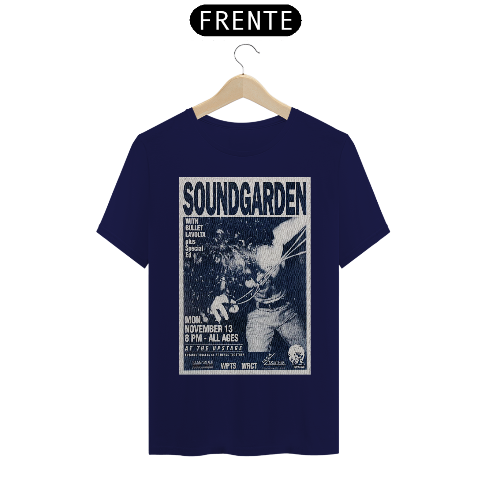 Nome do produto: Camiseta Soundgarden show de1989 em Pittsburgh- ANTES DE COMPRAR VEJA TABELA DE MEDIDAS ABAIXO DO BOTÃO COMPRAR, POIS TROCA POR ERRO DE TAMANHO É DE RESPONSABILIDADE SUA E GERA CUSTO PRA VOCÊ