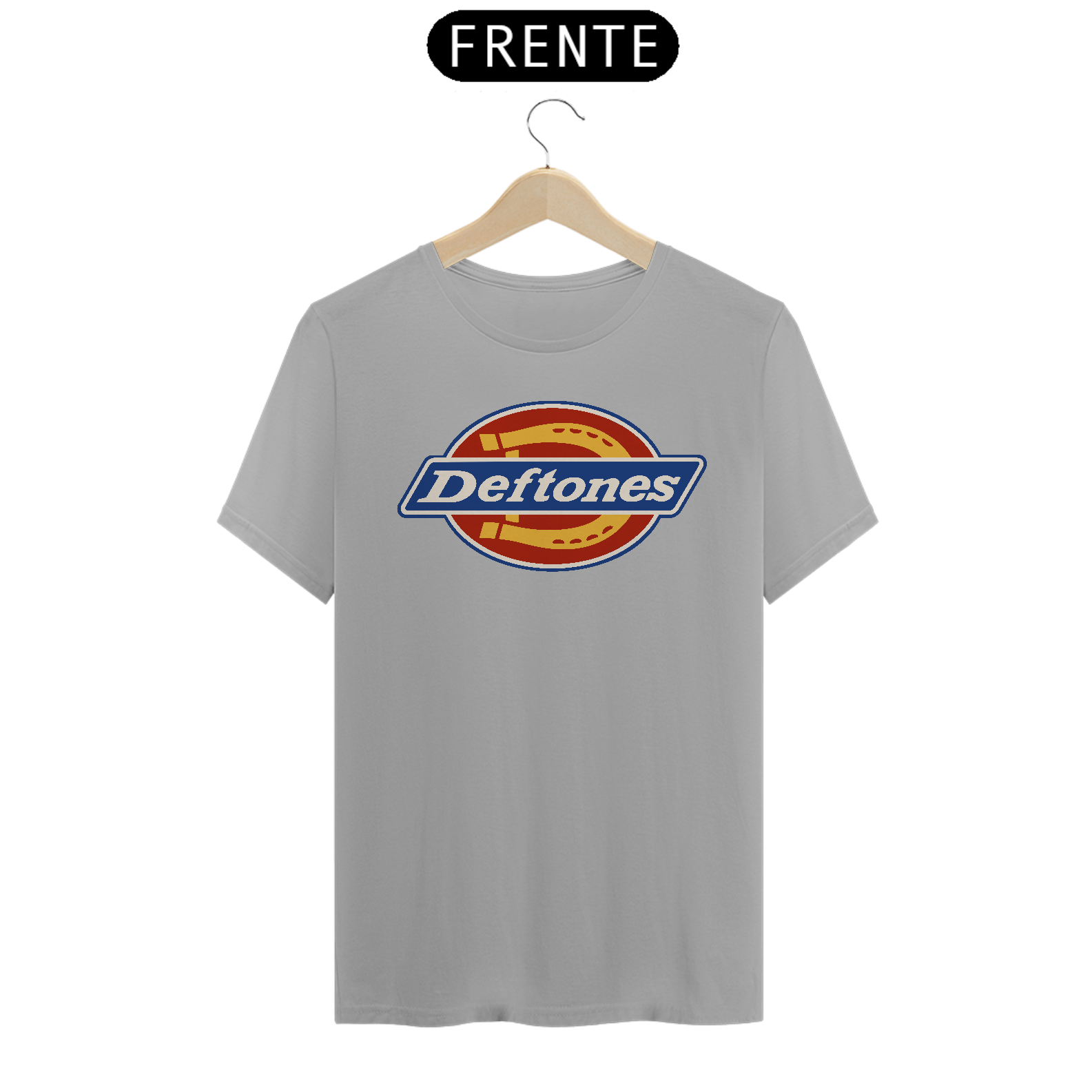 Nome do produto: Camiseta Deftones -Dickies - NOSSAS CAMISETAS SÃO MAIS AJUSTADAS AO CORPO - ANTES DE FINALIZAR, VEJA TABELA DE MEDIDAS ABAIXO DO BOTÃO COMPRAR OU COMPRE UM TAMANHO MAIOR.