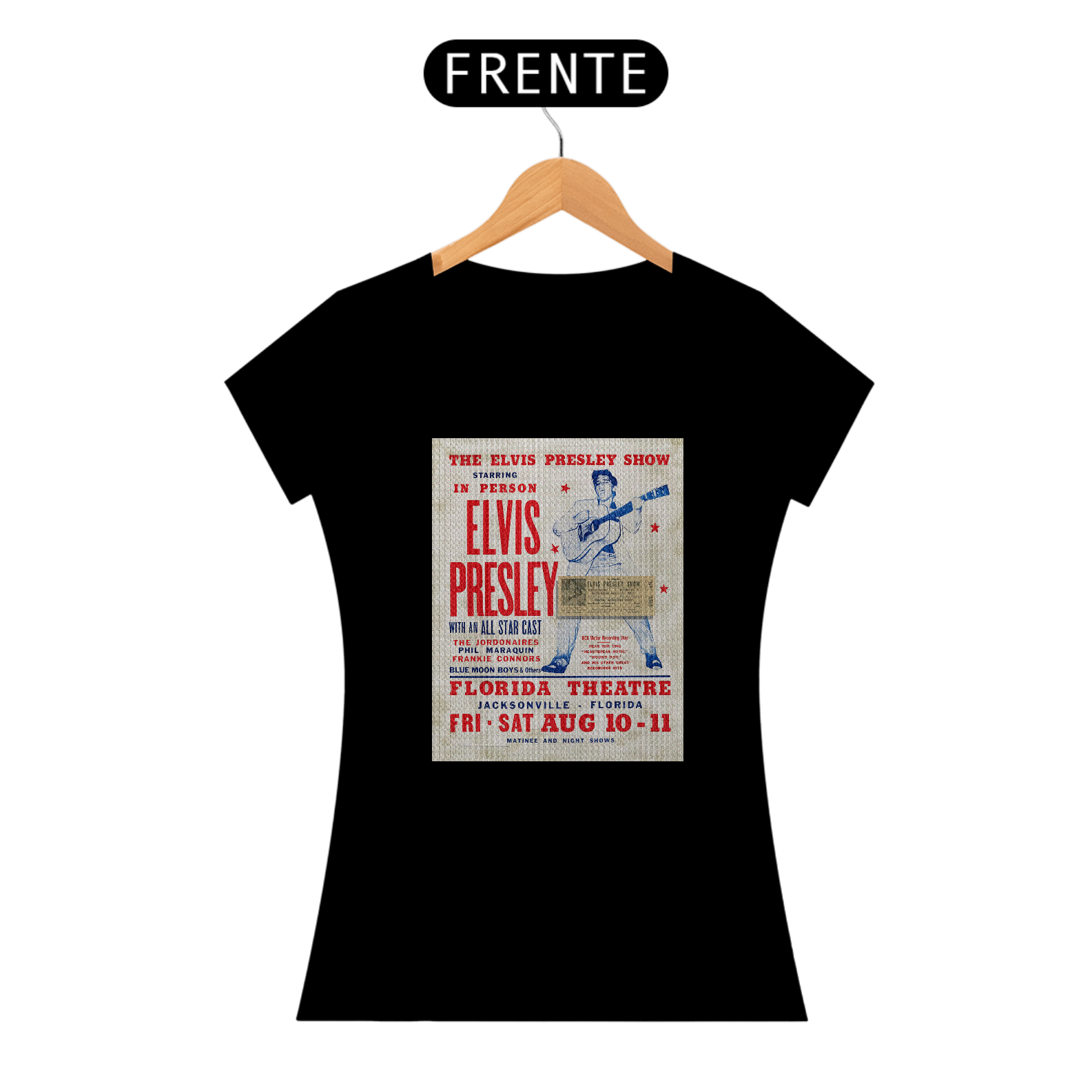 Nome do produto: Baby Lokk feminina Elvis Presley - Jacksonville 1956 - ANTES DE COMPRAR VEJA TABELA DE MEDIDAS ABAIXO DO BOTÃO COMPRAR, POIS TROCA POR ERRO DE TAMANHO É DE RESPONSABILIDADE SUA E GERA CUSTO PRA VOCÊ