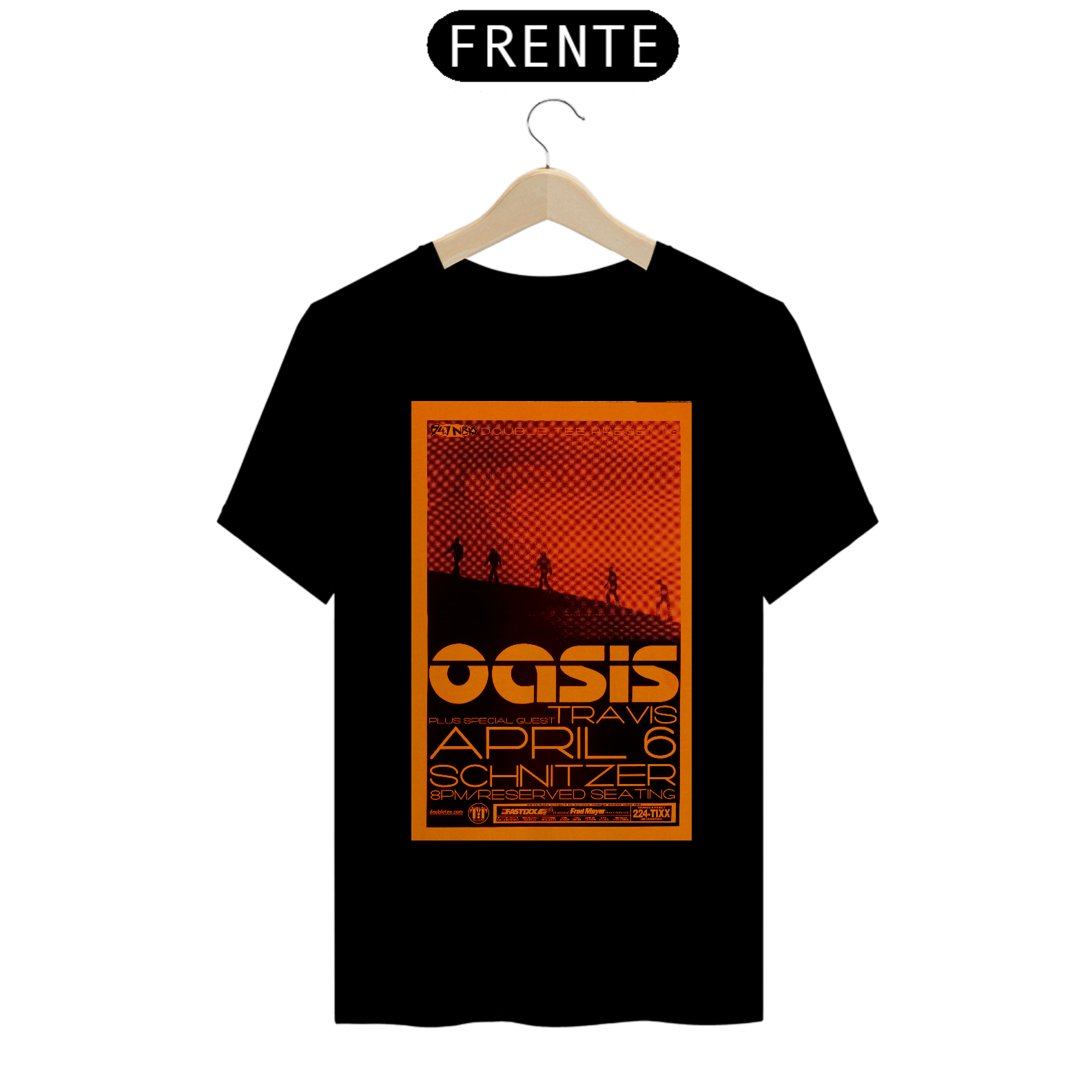Nome do produto: Camiseta Oasis show de 2000 no Schnitzer Auditorium; Portland USA - ANTES DE COMPRAR VEJA TABELA DE MEDIDAS ABAIXO DO BOTÃO COMPRAR, POIS TROCA POR ERRO DE TAMANHO É DE RESPONSABILIDADE SUA E GERA CUSTO PRA VOCÊ