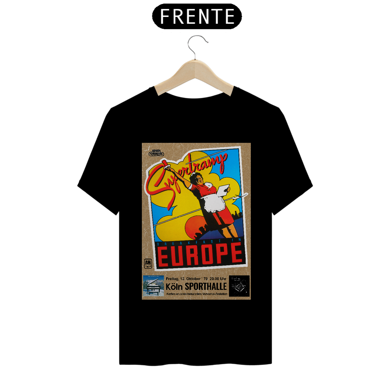 Nome do produto: Camiseta Supertramp Show na Alemanha em 1979 - ANTES DE COMPRAR VEJA TABELA DE MEDIDAS ABAIXO DO BOTÃO COMPRAR, POIS TROCA POR ERRO DE TAMANHO É DE RESPONSABILIDADE SUA E GERA CUSTO PRA VOCÊ