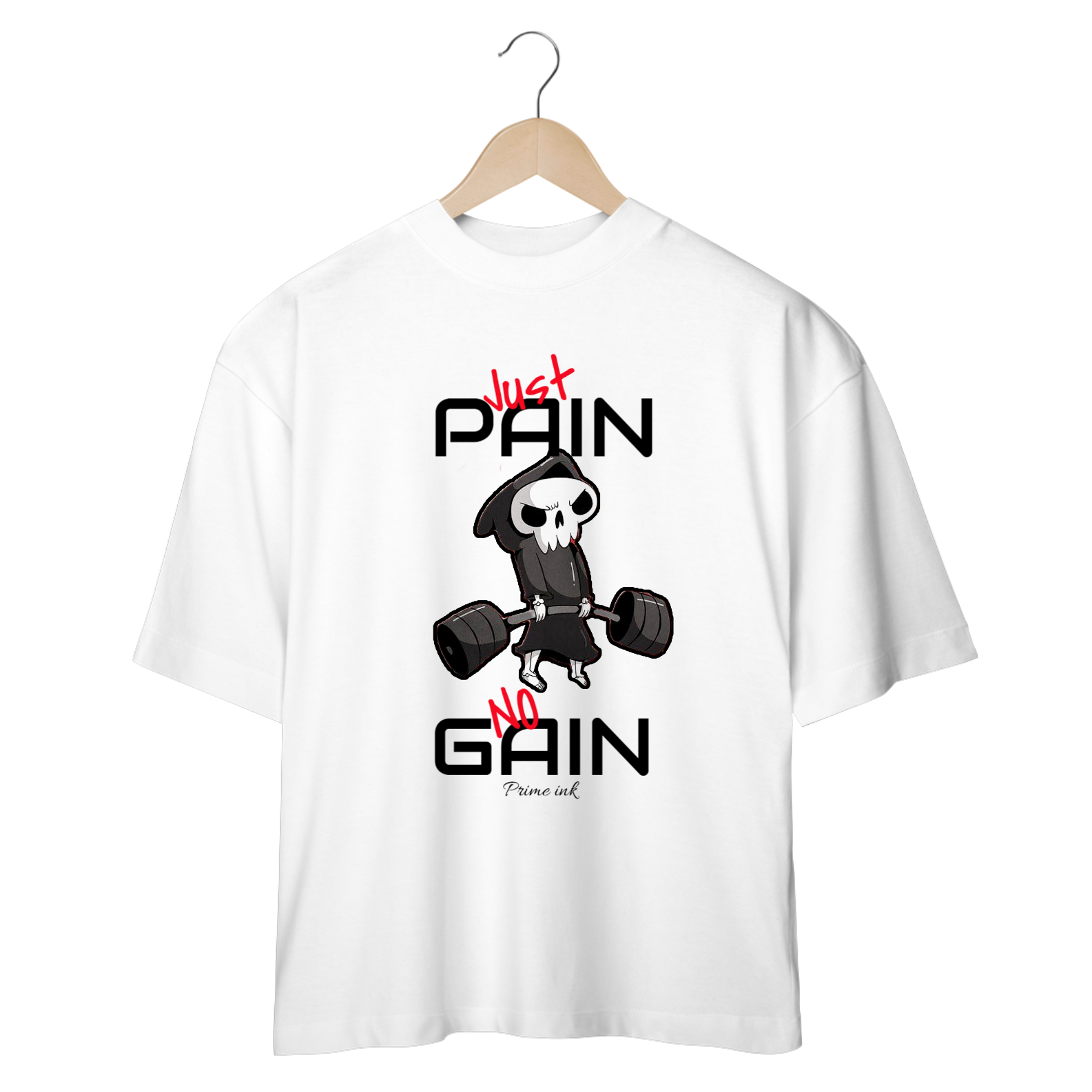 Nome do produto: Oversized Just pain No gain