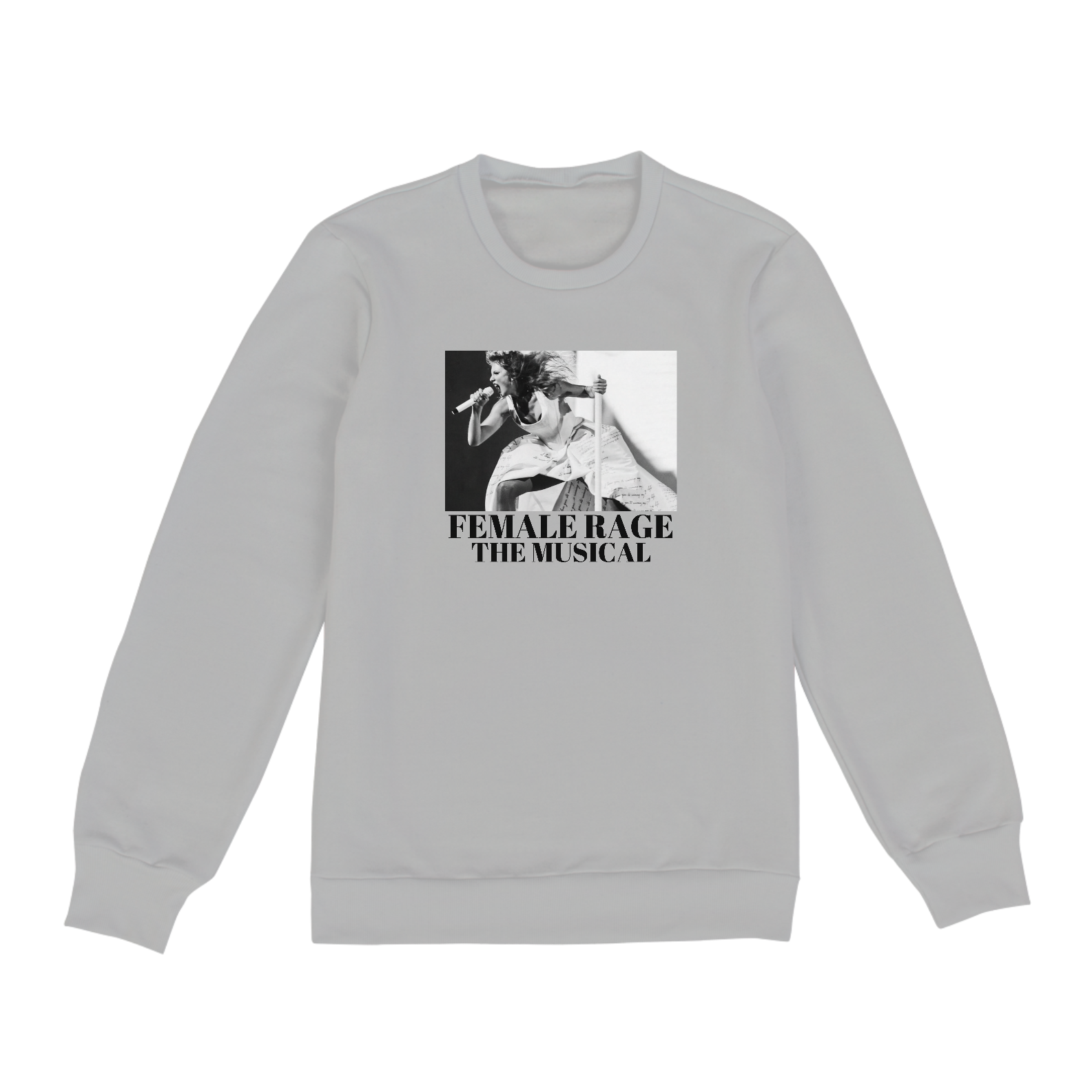 Nome do produto: TAYLOR SWIFT FEMALE RAGE MOLETOM BRANCO
