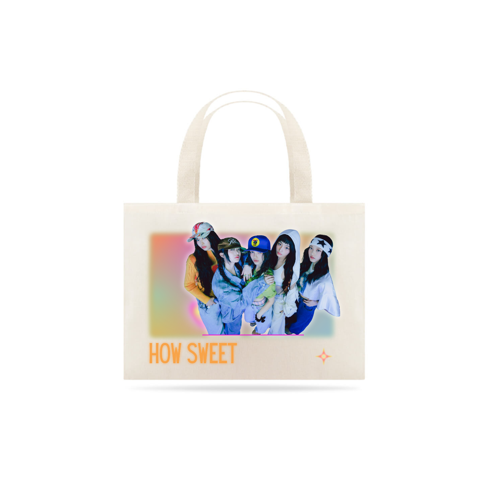 Nome do produto: NEWJEANS HOW SWEET SUPERNATURAL ECOBAG 