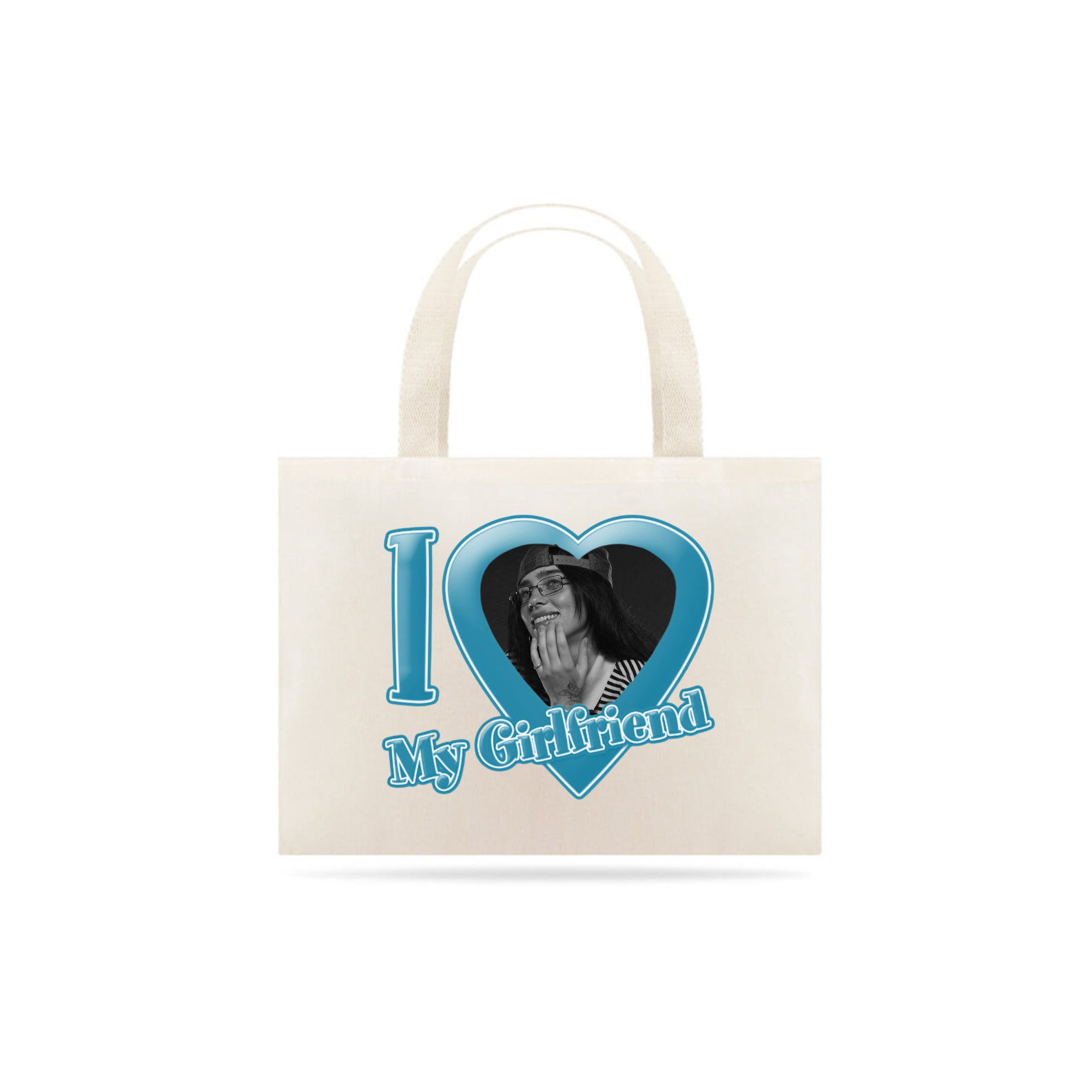 Nome do produto: BILLIE EILISH I LOVE MY GIRLFRIEND ECOBAG