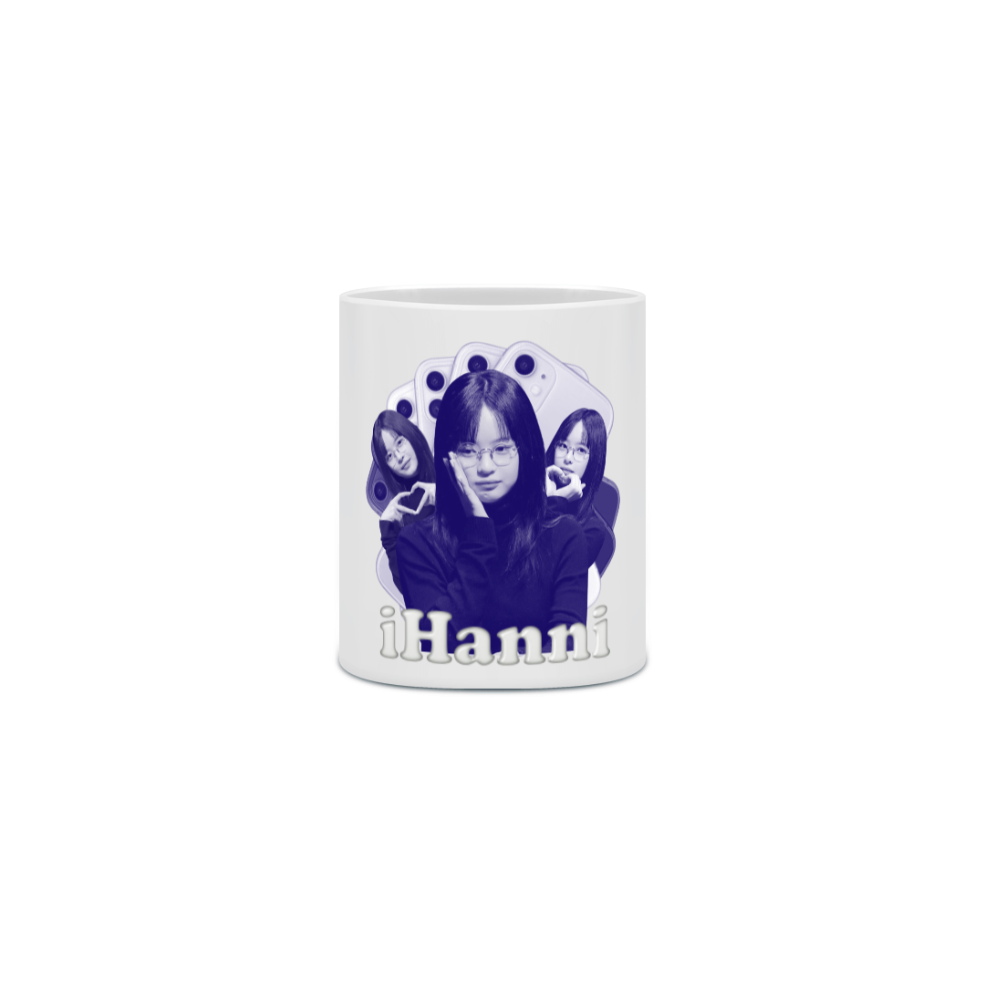Nome do produto: HANNI NEWJEANS IHANNI IPH0NE CANECA