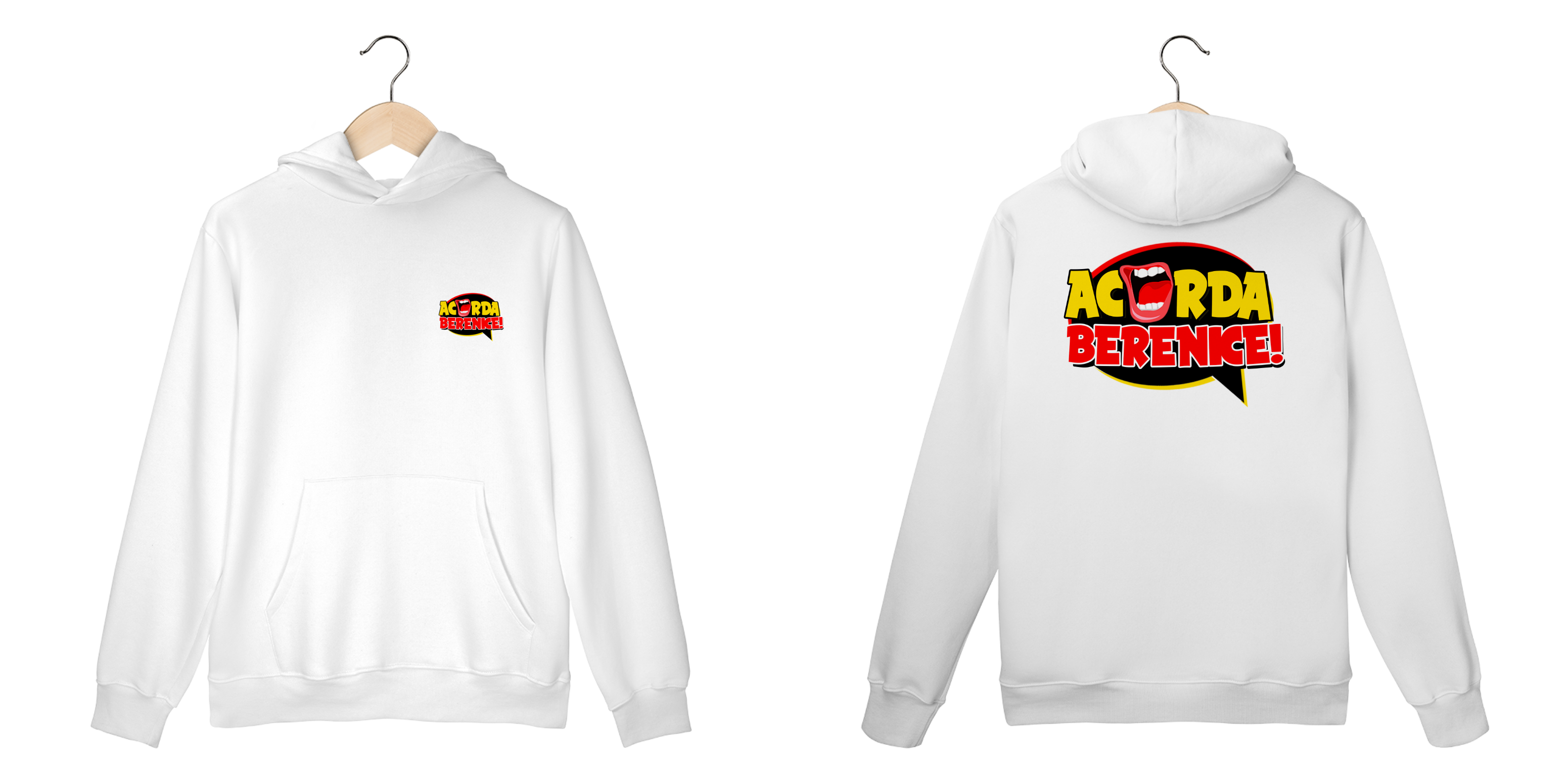 Moletom Acorda, Berenice! Canguru Frente e Verso